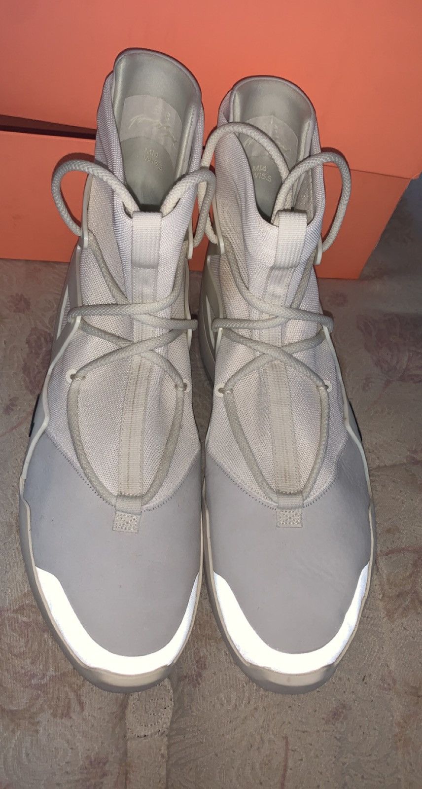 Fear of God × Nike Nike Air Fear of God 1, Sail Size US 14 / EU 47 - 3 Thumbnail