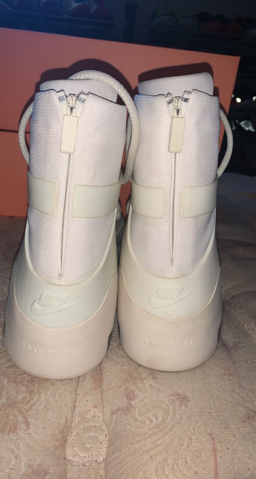 Fear of God × Nike Nike Air Fear of God 1, Sail Size US 14 / EU 47 - 4 Thumbnail