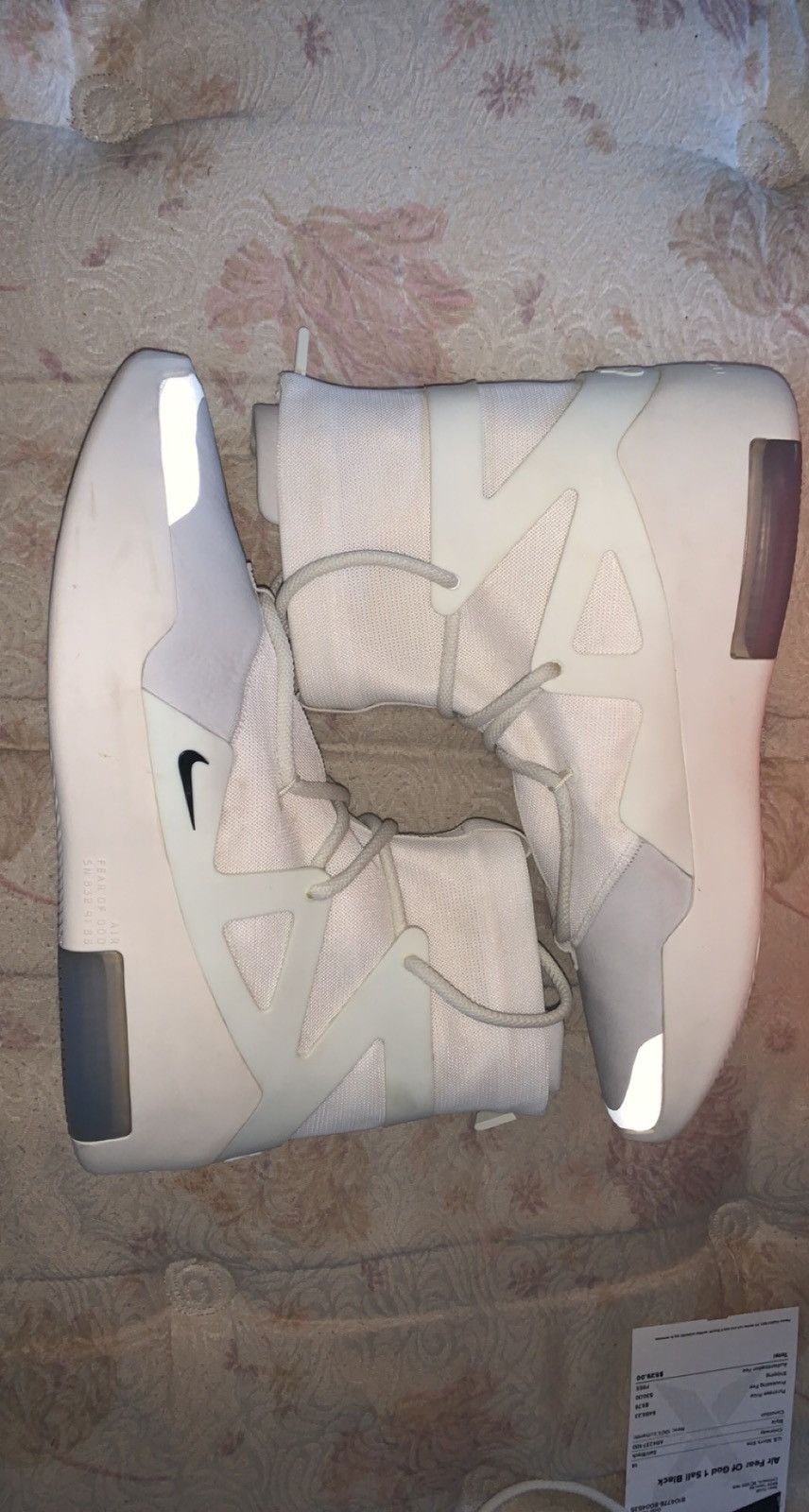 Fear of God × Nike Nike Air Fear of God 1, Sail Size US 14 / EU 47 - 2 Thumbnail