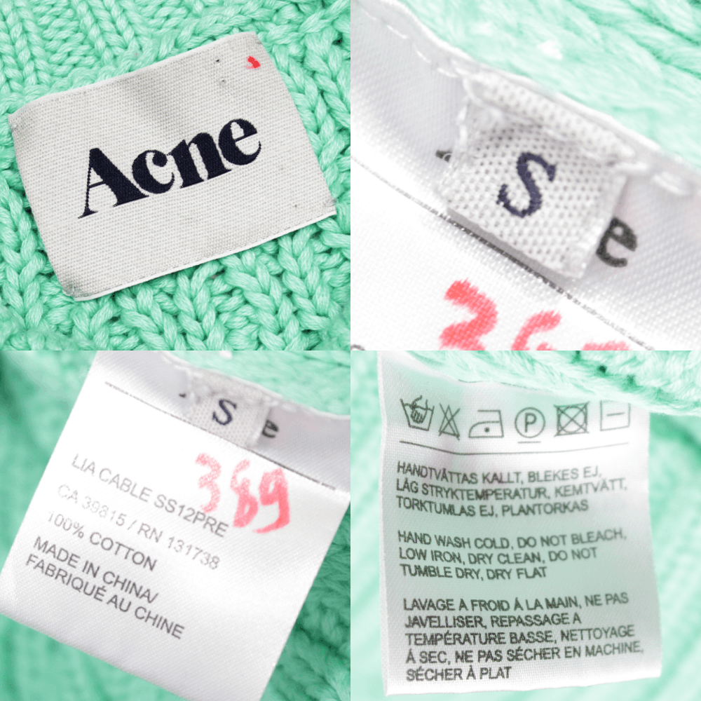 Acne Studios Lia Cable SS12PRE Knit Size S / US 4 / IT 40 - 12 Thumbnail