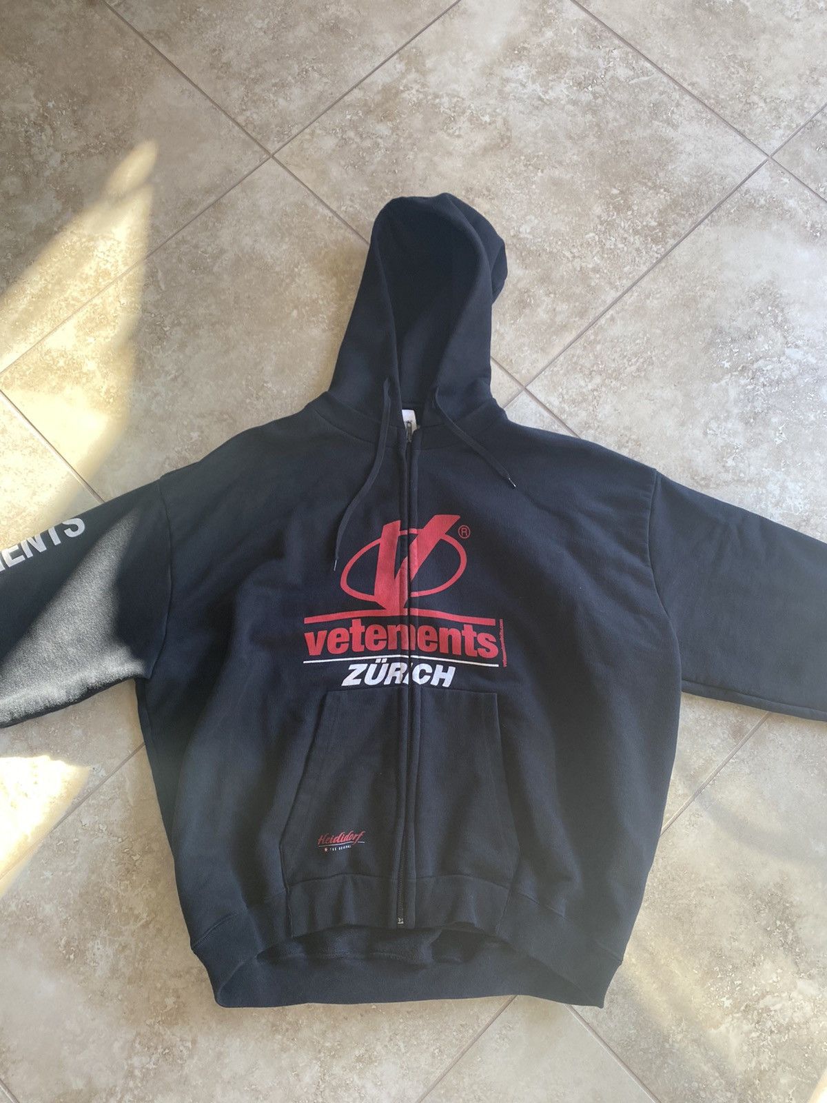 Vetements Vetements Zurich Zip up hoodie *VERY VERY RARE
