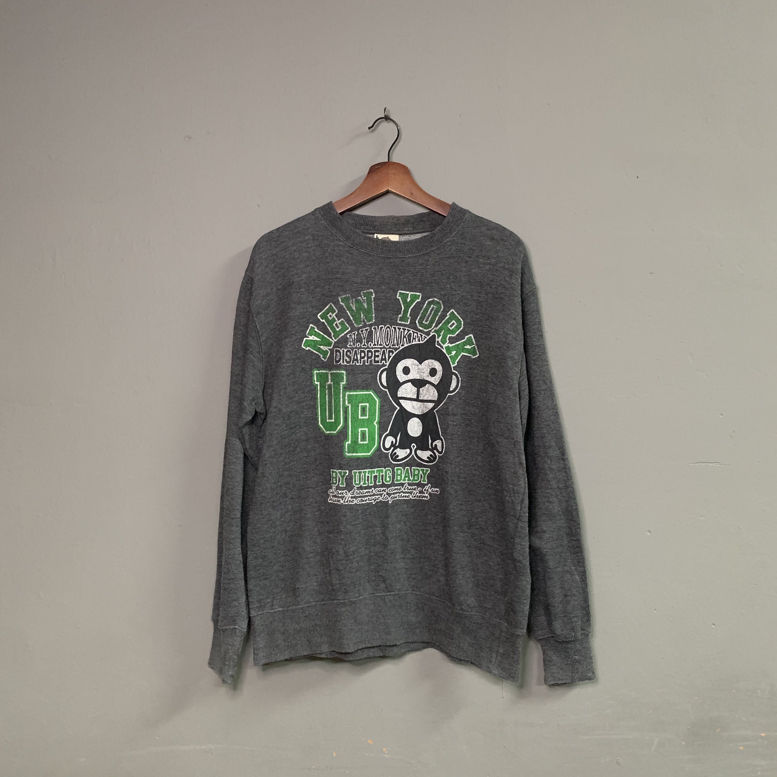Primitive Vintage Y2K Hyper Primates Uittg Baby Big Logo Sweater Size US L / EU 52-54 / 3 - 1 Thumbnail