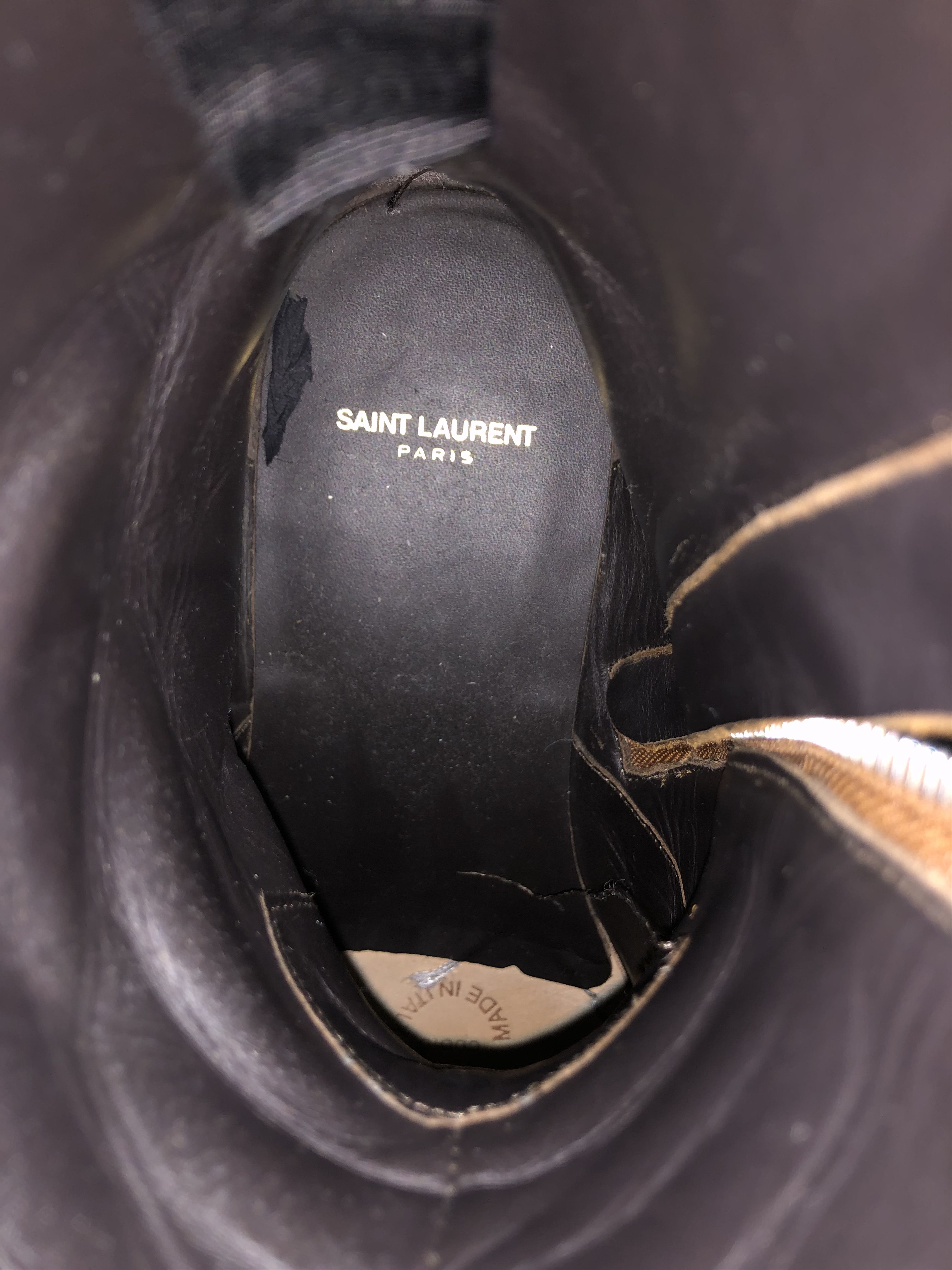 Saint Laurent Paris Saint Laurent Paris Wyatt 40 Harness Size US 6 / EU 39 - 16 Thumbnail