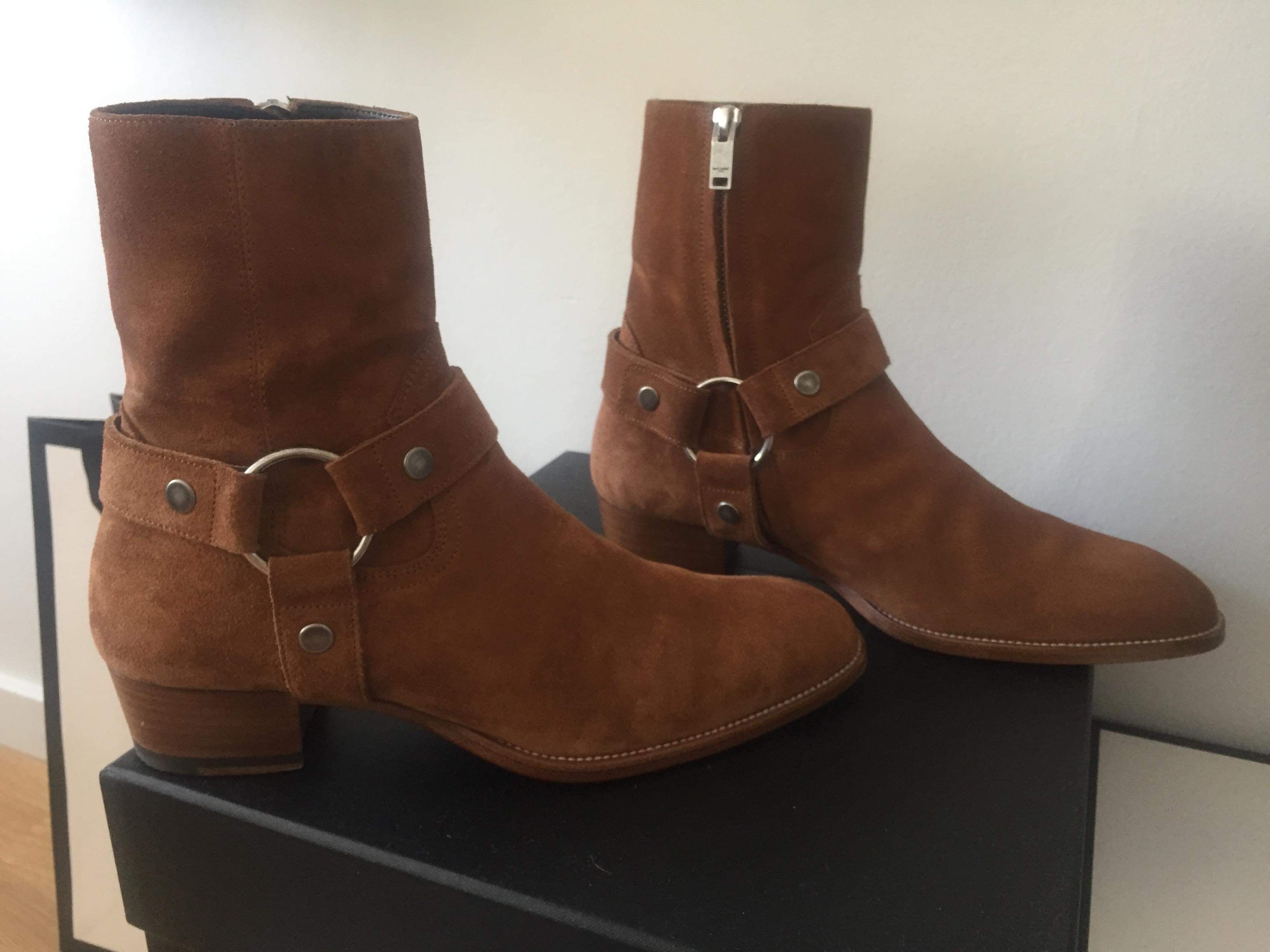 Saint Laurent Paris Saint Laurent Paris Wyatt 40 Harness Size US 6 / EU 39 - 5 Thumbnail
