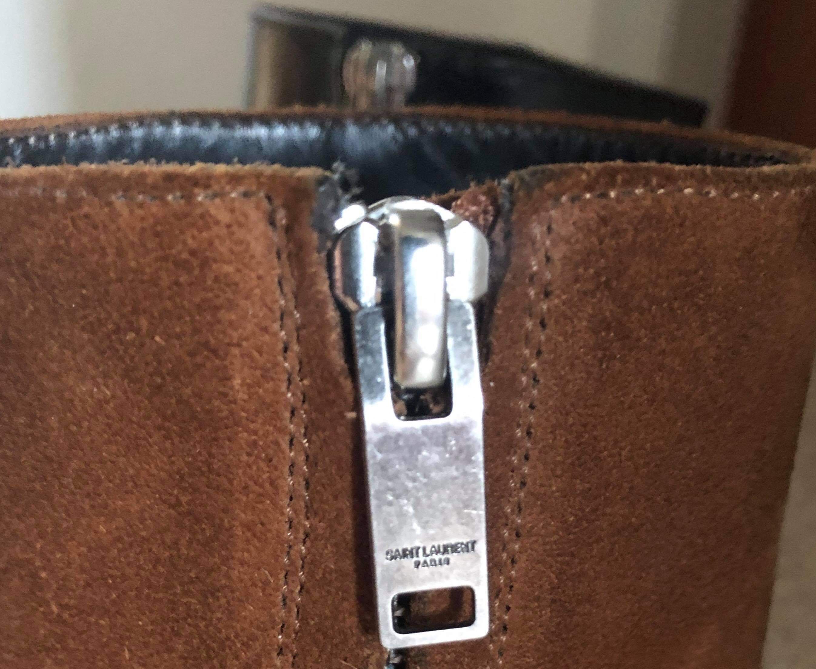 Saint Laurent Paris Saint Laurent Paris Wyatt 40 Harness Size US 6 / EU 39 - 10 Thumbnail