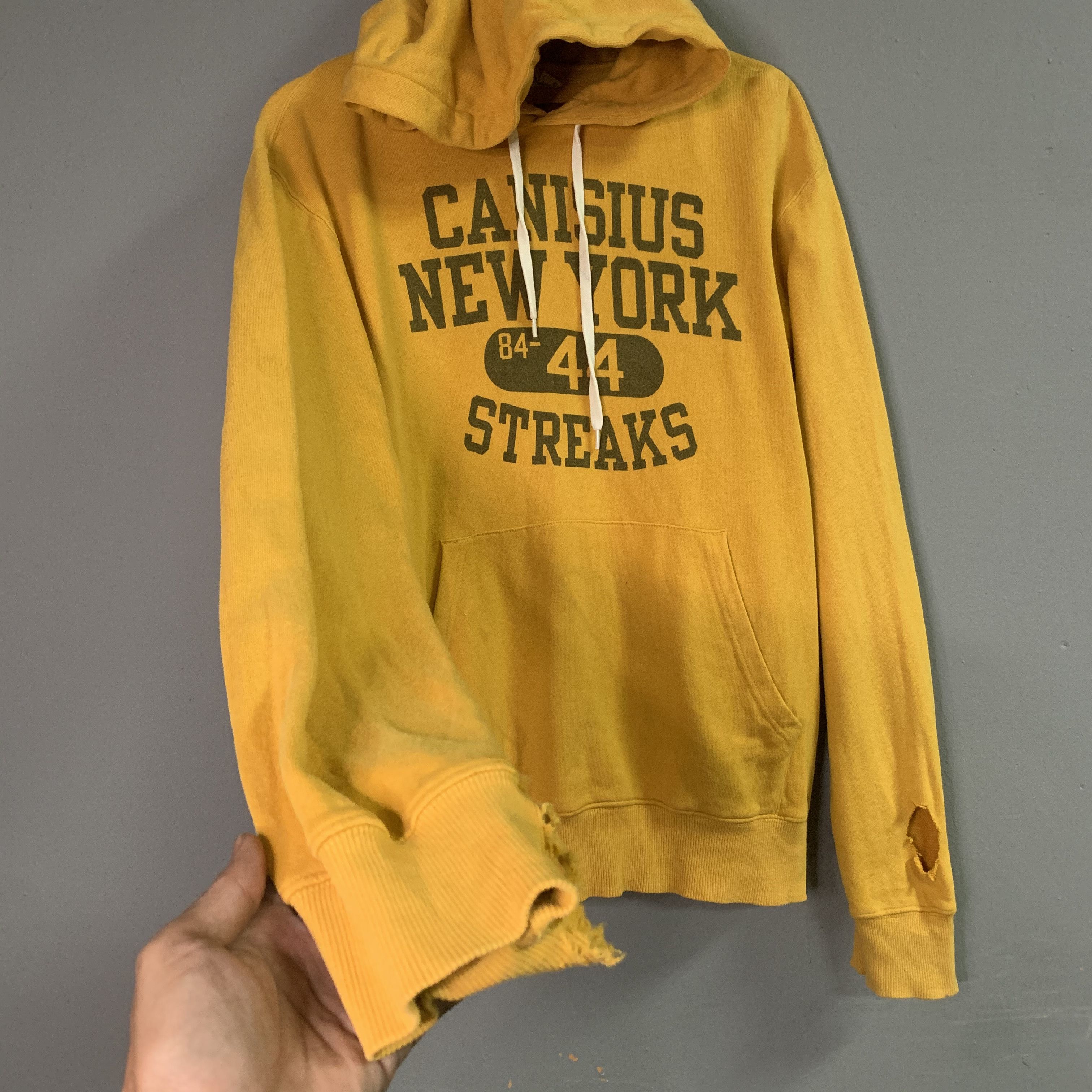 Champion DISTRESSED!! Vintage Champion Canisius NY Streaks Hooded Size US M / EU 48-50 / 2 - 5 Thumbnail