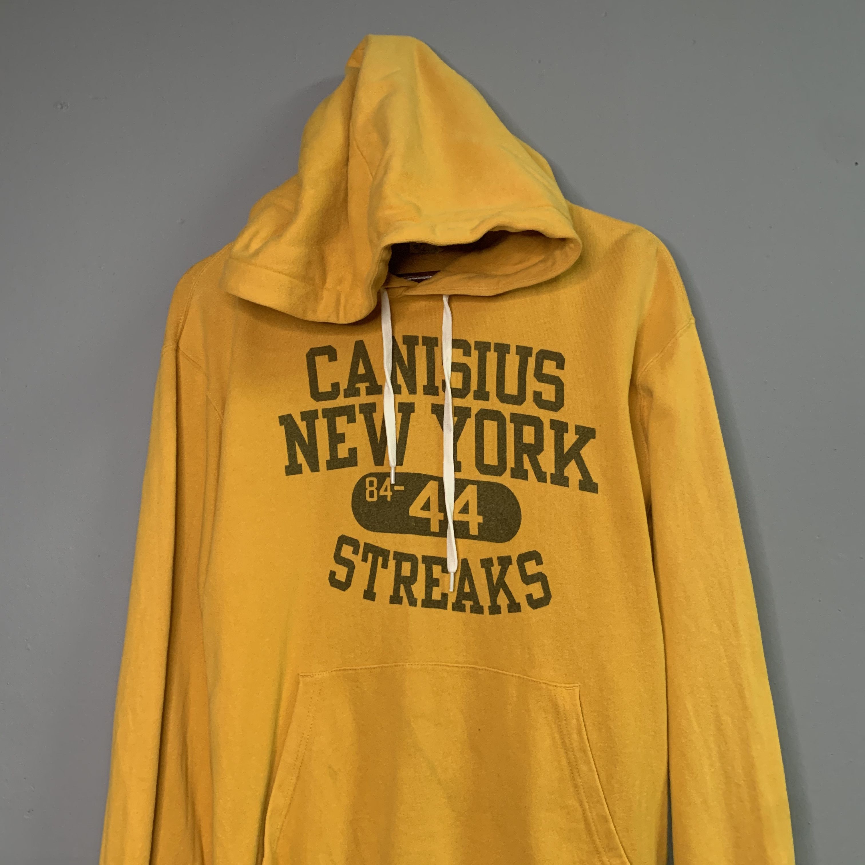 Champion DISTRESSED!! Vintage Champion Canisius NY Streaks Hooded Size US M / EU 48-50 / 2 - 2 Thumbnail