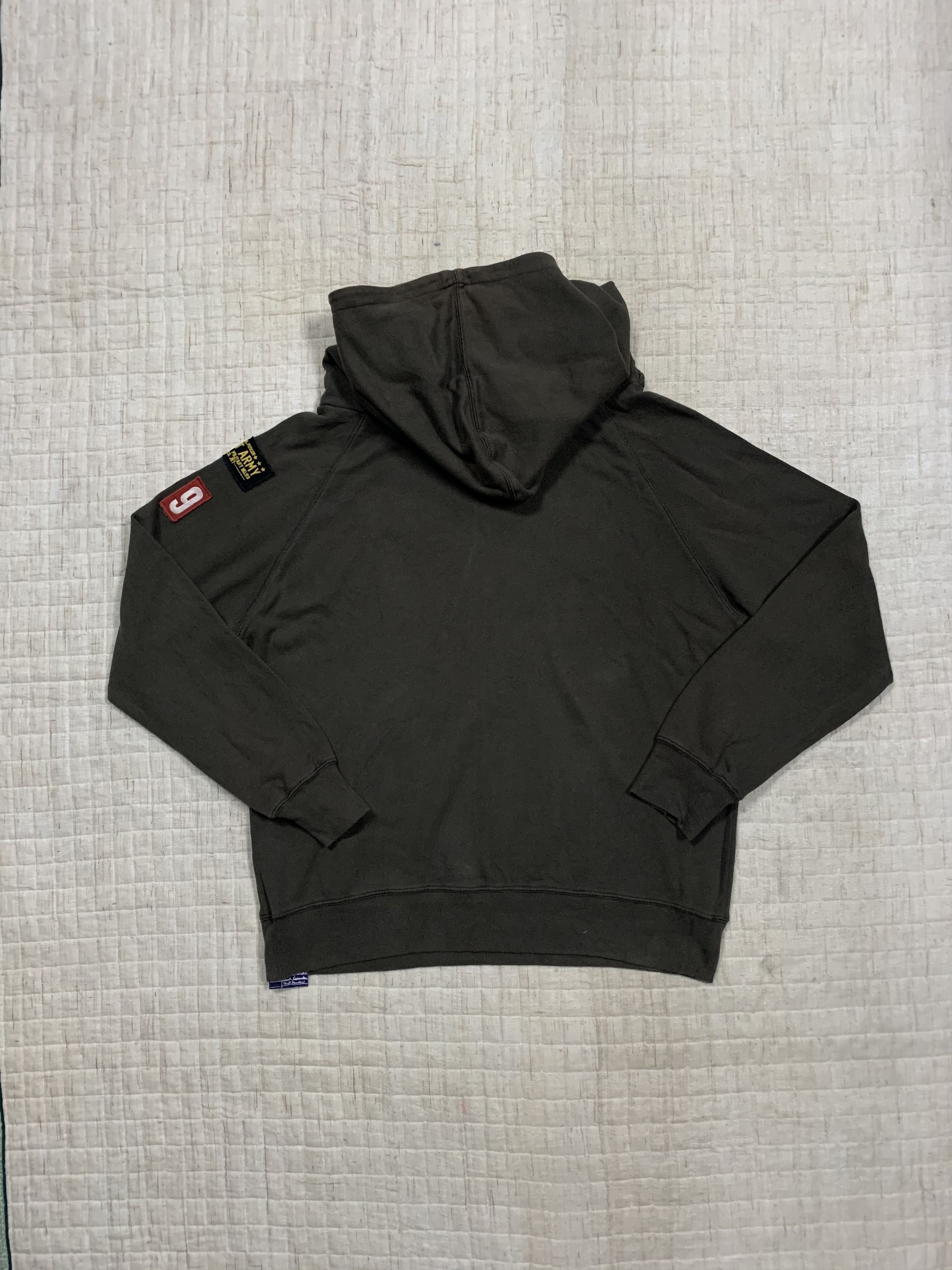Japanese Brand U.S Air Force Hooded Baggy Sweater Sweatshirt Size US L / EU 52-54 / 3 - 7 Thumbnail