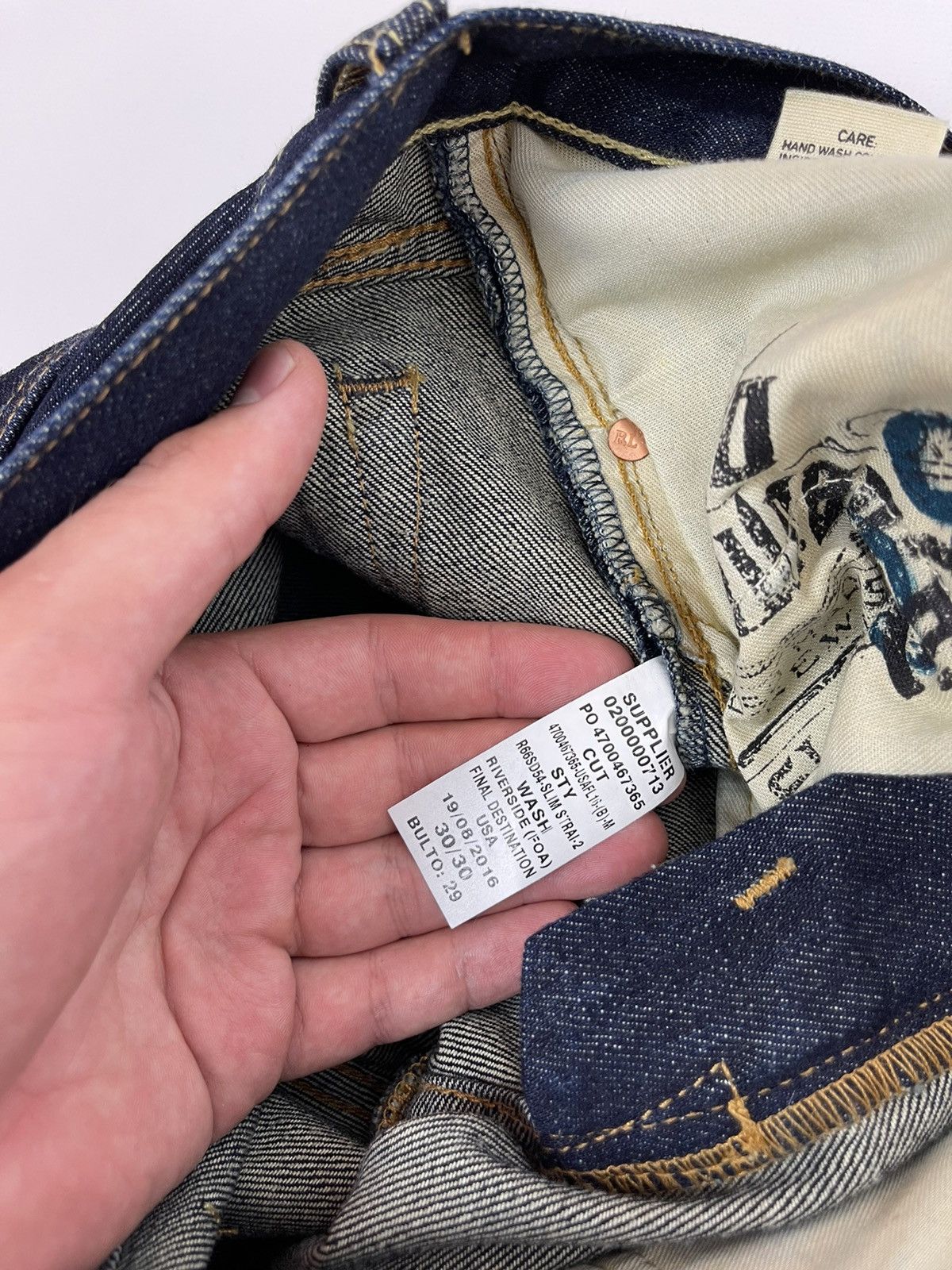 Polo Ralph Lauren Polo Ralph Lauren indigo blue denim jeans pants supplier Size US 30 / EU 46 - 14 Thumbnail