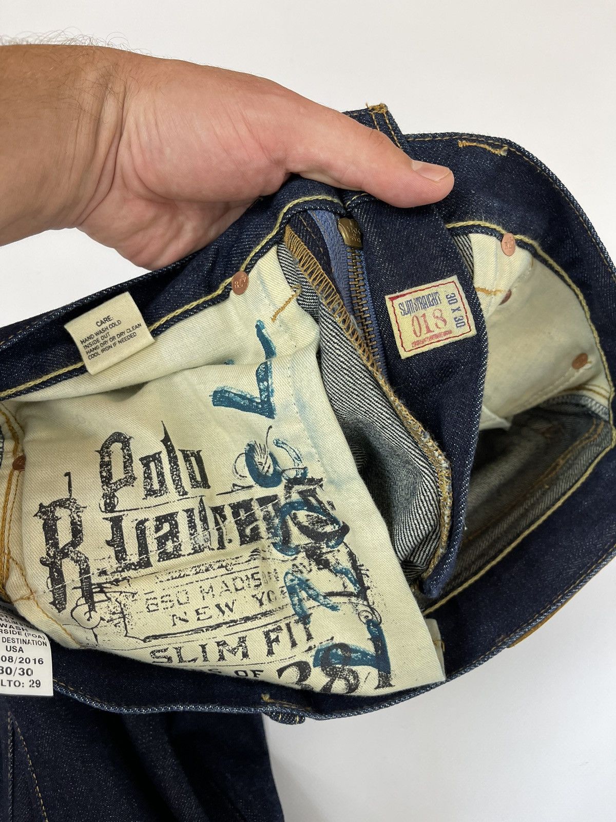 Polo Ralph Lauren Polo Ralph Lauren indigo blue denim jeans pants supplier Size US 30 / EU 46 - 16 Thumbnail