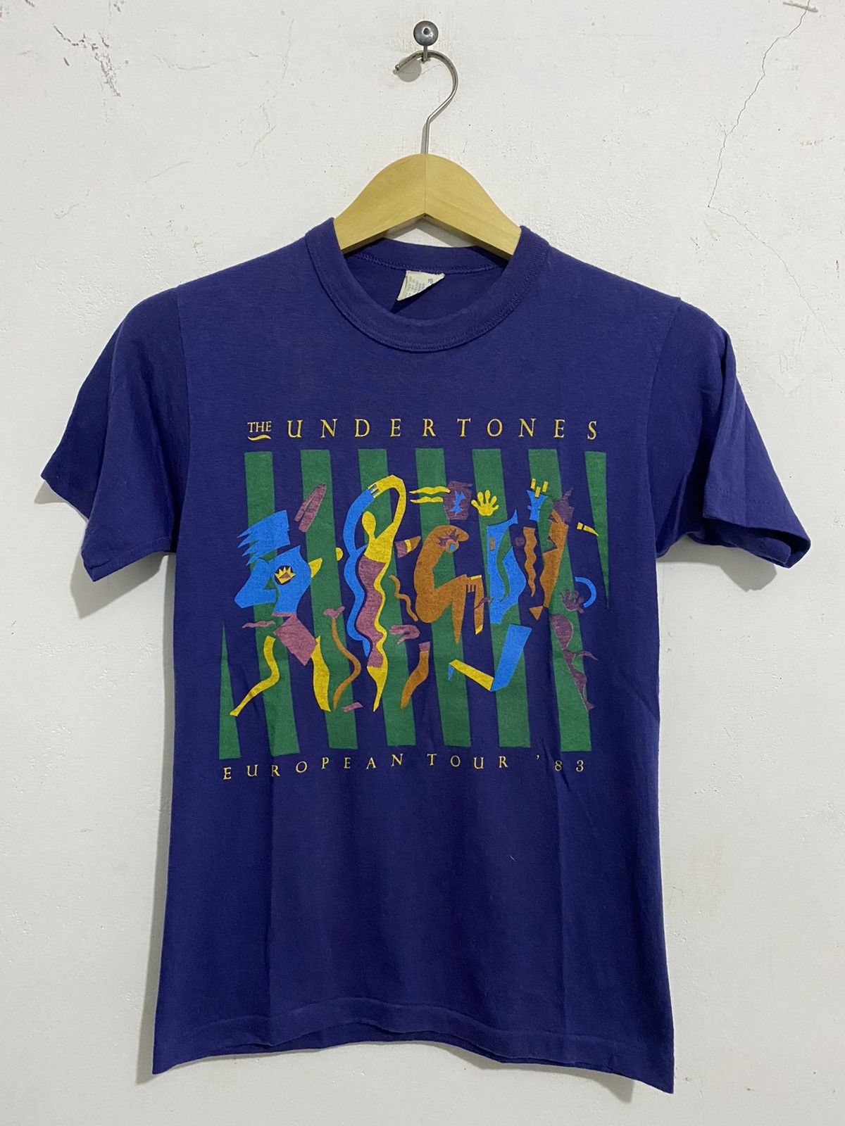 Band Tees 💸BINDINGOFFER💸Vintage 80s The Undertones European Tour 83 Size US XXS / EU 40 - 1 Thumbnail