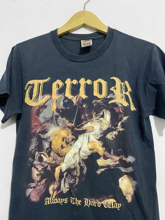 Vintage 💸BINDINGOFFER💸Vintage Terror Always The Hard Way tee | Grailed