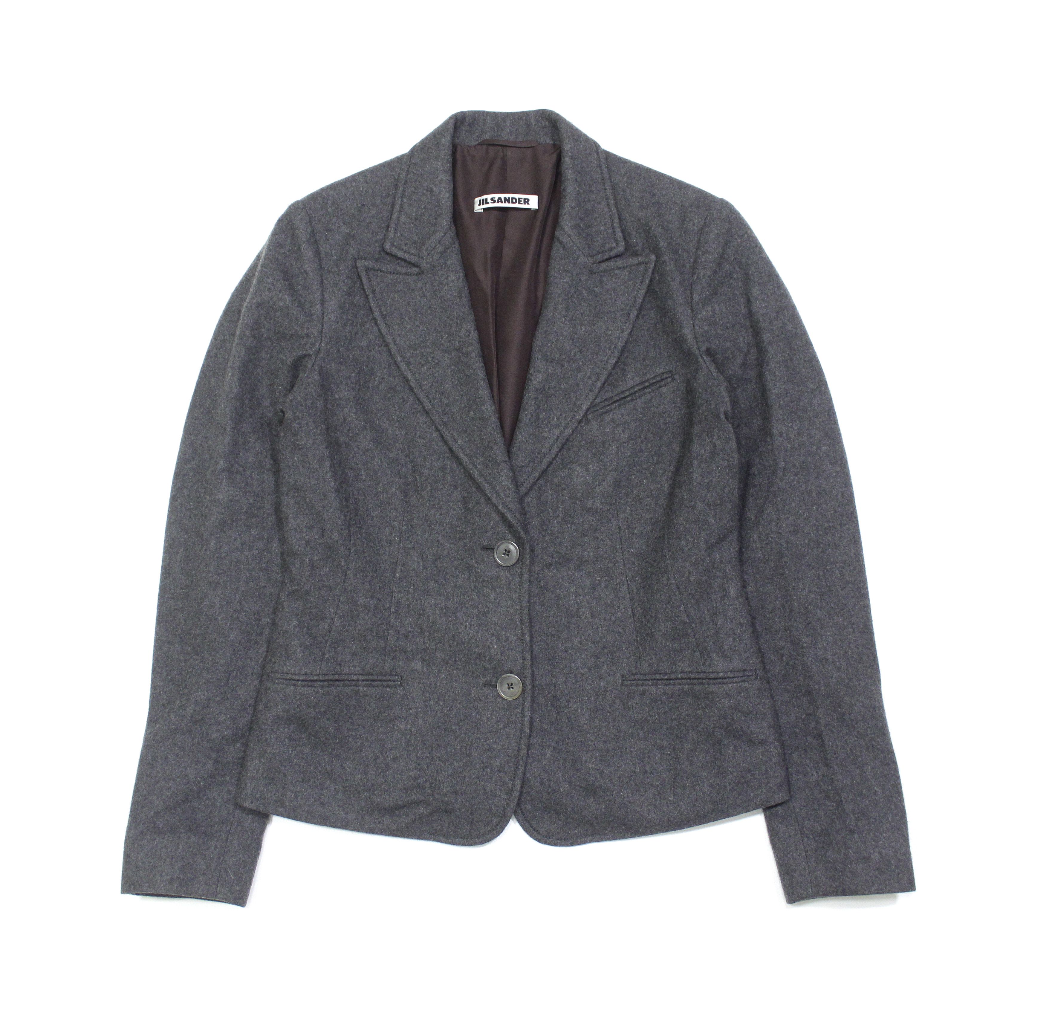 Jil Sander Raf Simons Era Cashmere Blazer Jacket Vintage Size XS / US 0-2 / IT 36-38 - 1 Thumbnail
