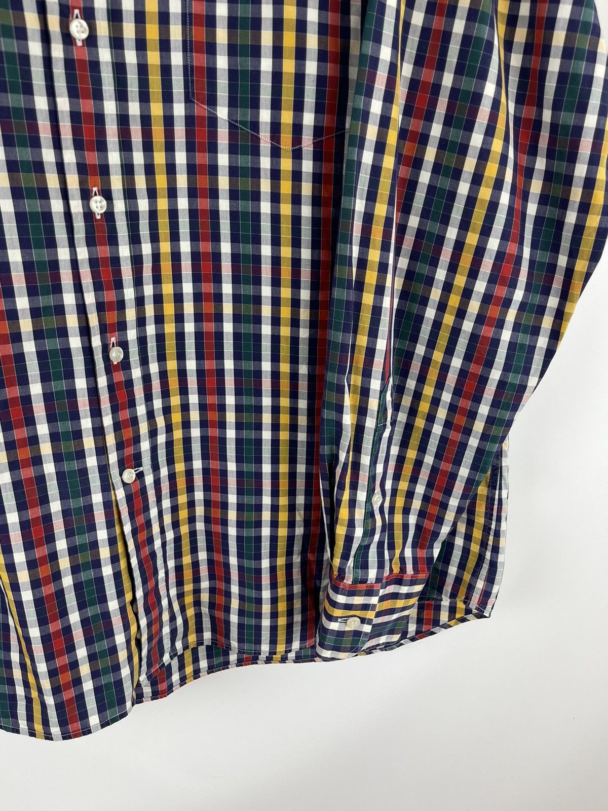 Paul & Shark Paul & Shark checkered plaid embroidered logo shirt Size US L / EU 52-54 / 3 - 5 Thumbnail
