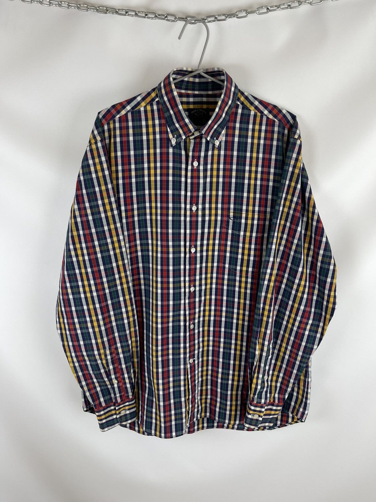 Paul & Shark Paul & Shark checkered plaid embroidered logo shirt Size US L / EU 52-54 / 3 - 2 Thumbnail