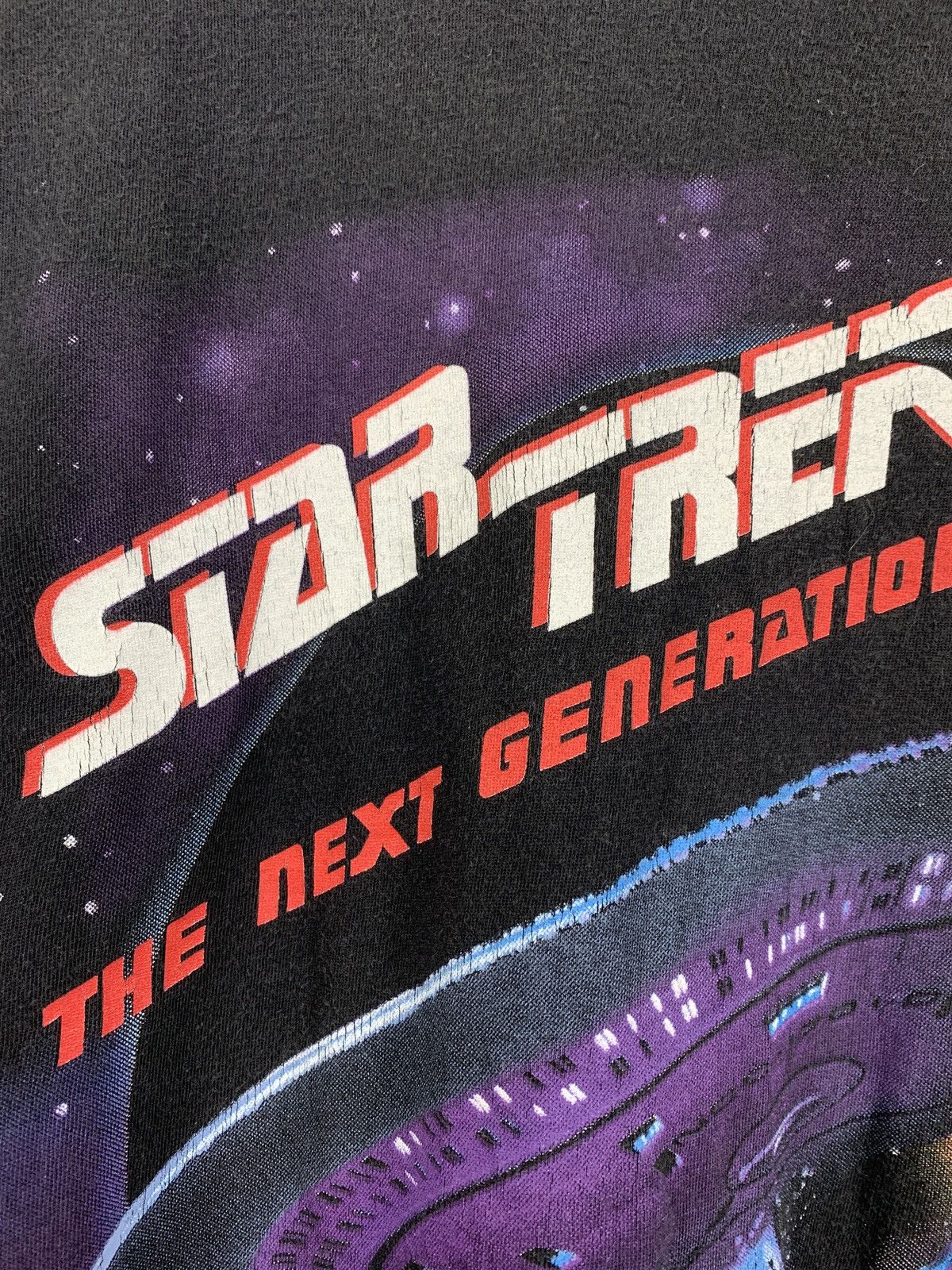 Star Wars 1994 Vintage Star Trek The Next Generation Single Stitch Tee Size US L / EU 52-54 / 3 - 5 Thumbnail
