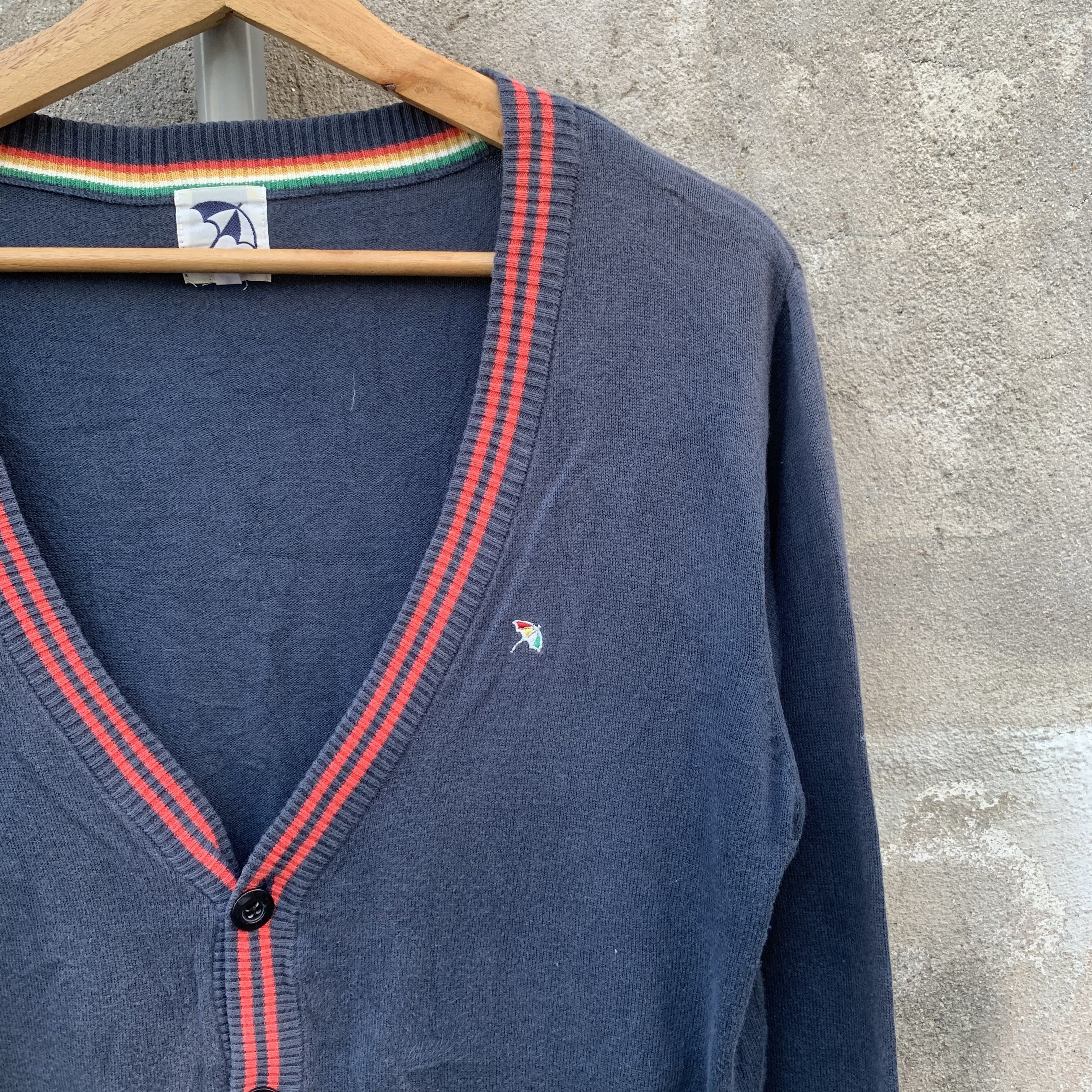 1990’s Vintage Arnold Palmer Sweater Faded Jumper Cardigan