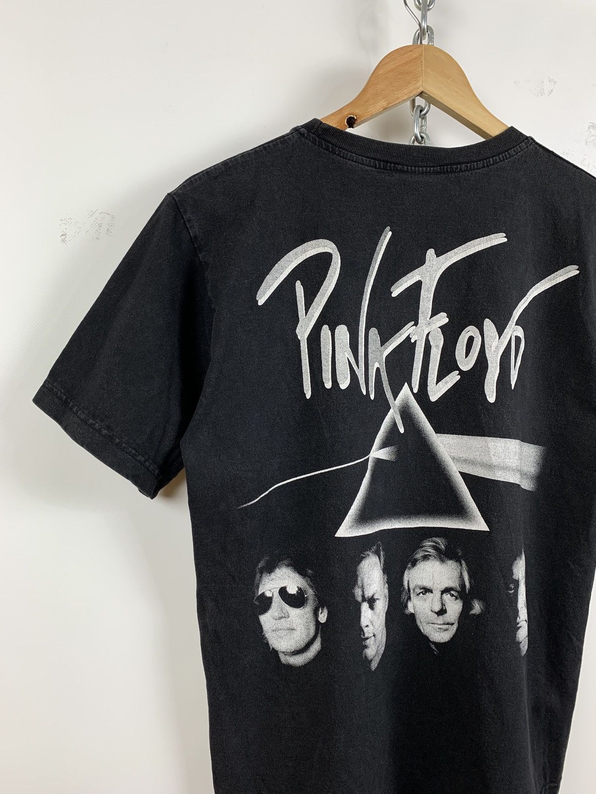 Band Tees Vintage Pink Floyd Faded Black Double Sided T-Shirt Size US S / EU 44-46 / 1 - 9 Thumbnail