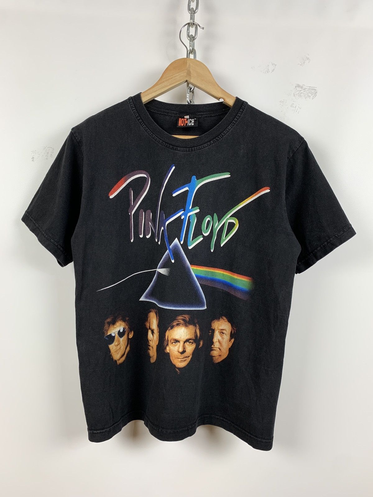 Vintage Pink Floyd Faded Black Double Sided T-Shirt