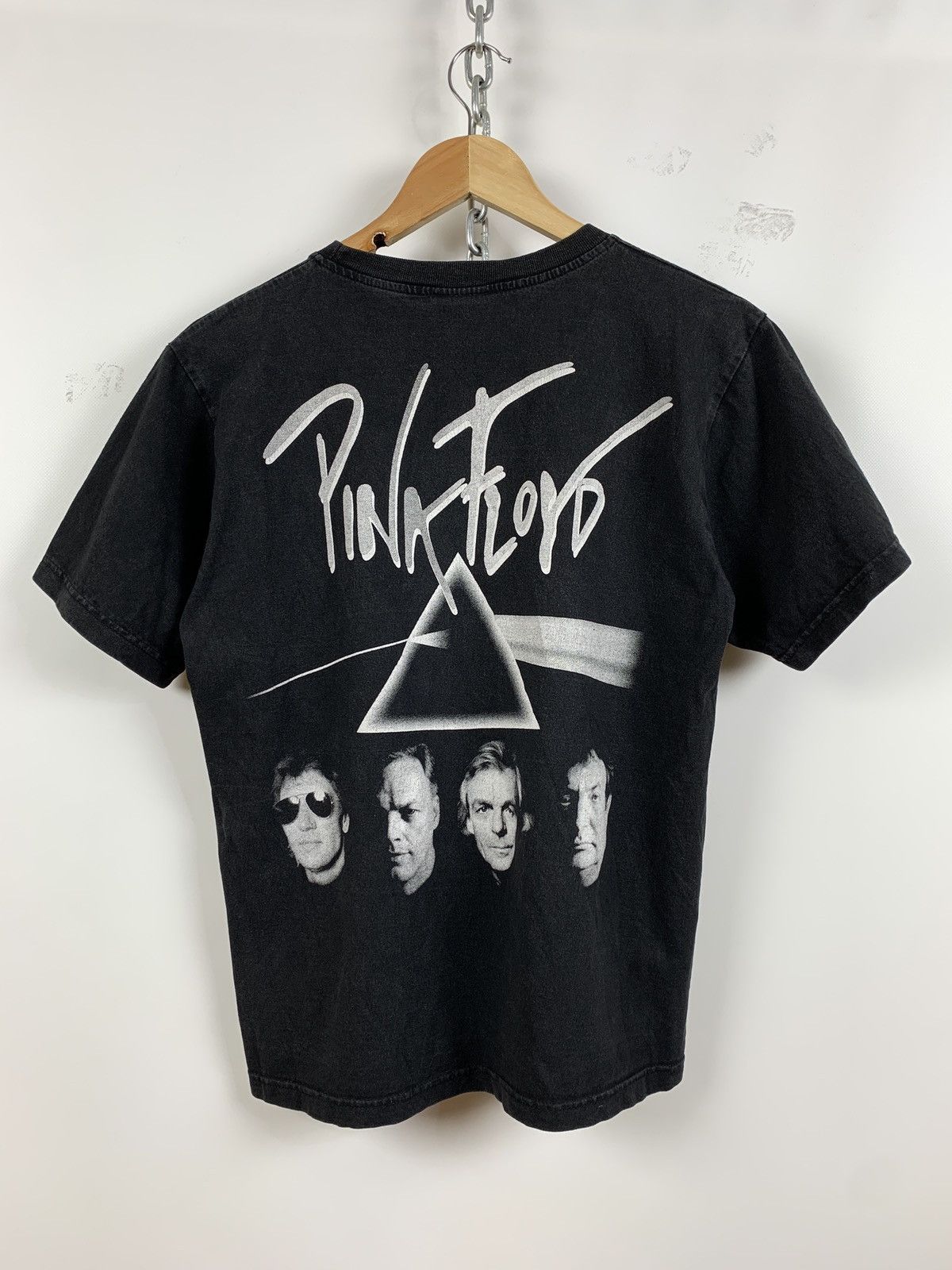 Band Tees Vintage Pink Floyd Faded Black Double Sided T-Shirt Size US S / EU 44-46 / 1 - 2 Thumbnail