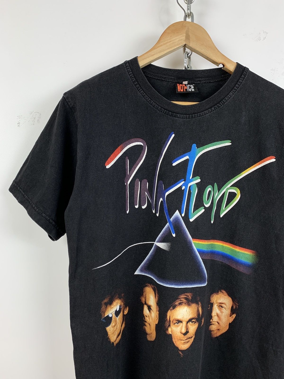 Band Tees Vintage Pink Floyd Faded Black Double Sided T-Shirt Size US S / EU 44-46 / 1 - 3 Thumbnail