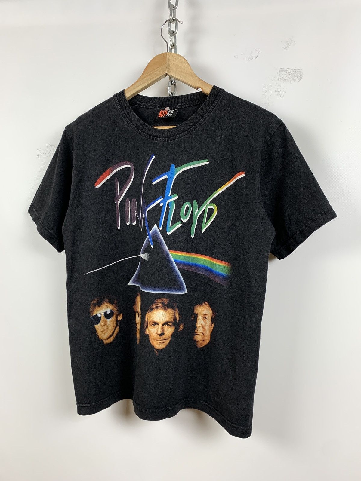 Band Tees Vintage Pink Floyd Faded Black Double Sided T-Shirt Size US S / EU 44-46 / 1 - 6 Thumbnail