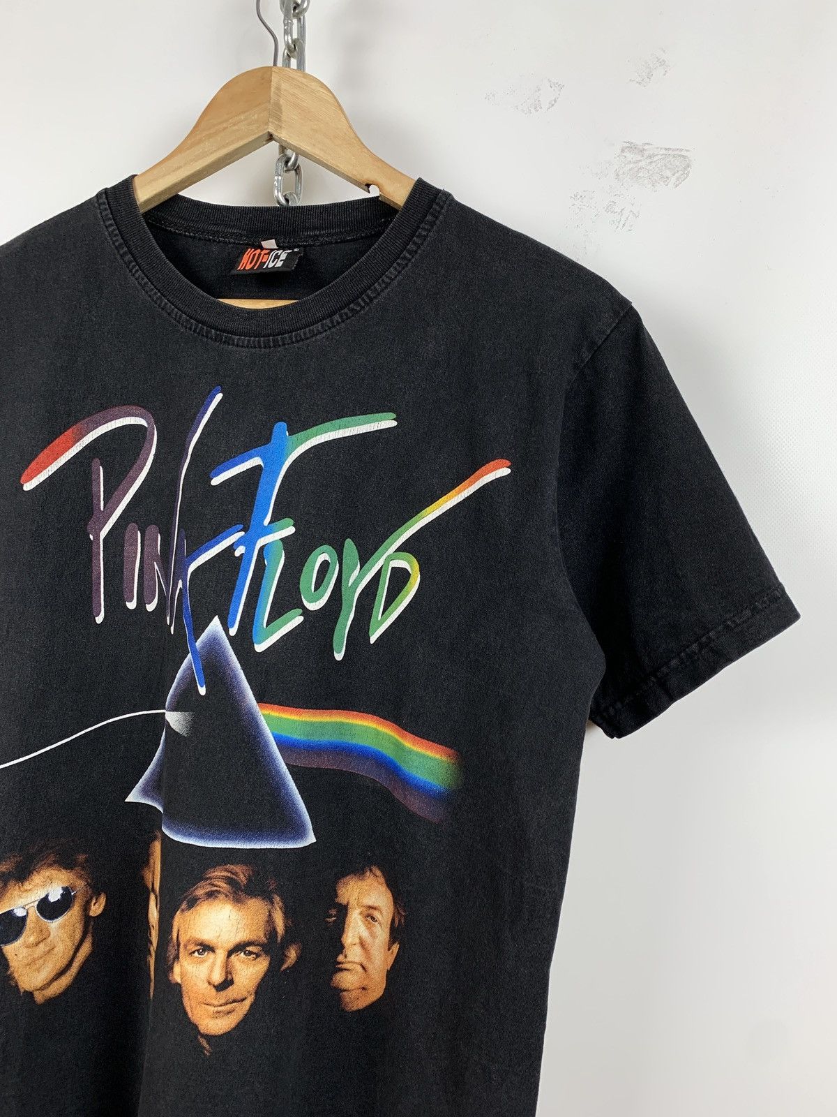 Band Tees Vintage Pink Floyd Faded Black Double Sided T-Shirt Size US S / EU 44-46 / 1 - 4 Thumbnail