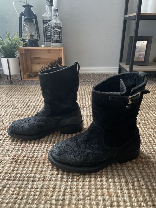 Undercover Undercover burnt suede engineer boots | Grailed