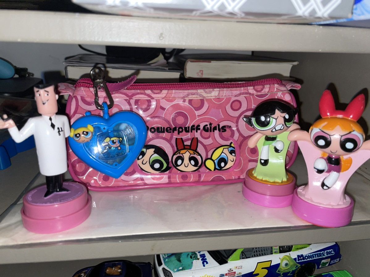 Cartoon Network 2001 Power Puff Girls Makeup Bag Vintage Y2K Cartoon Network Size ONE SIZE - 7 Thumbnail
