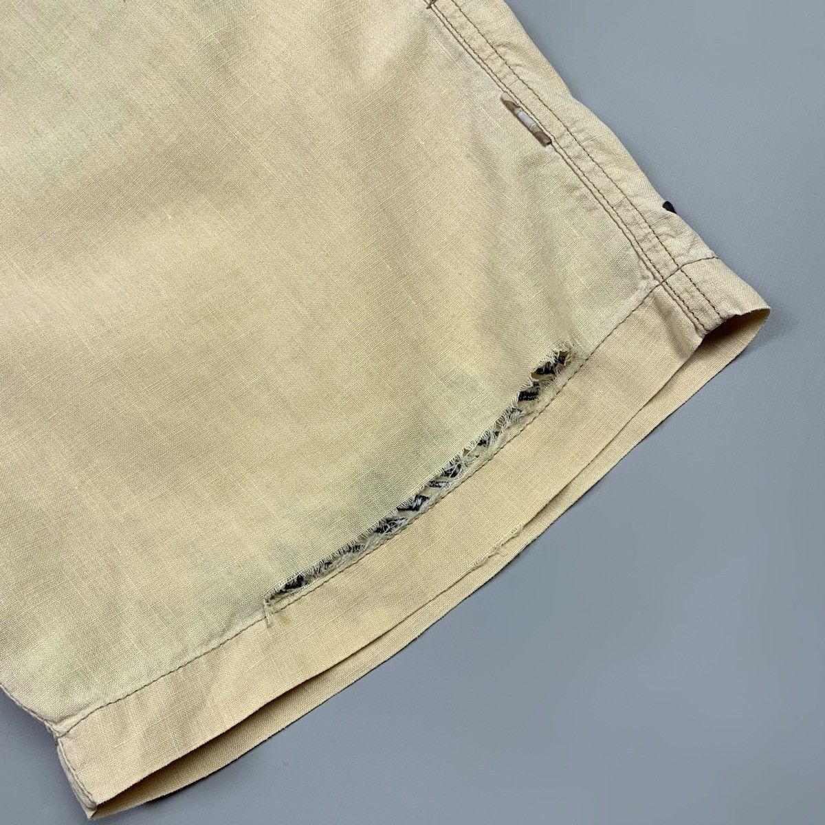 Maharishi Vtg MAHARISHI Hemp Cargo Snobutton Shorts Young Blood Sz M Size US 32 / EU 48 - 4 Thumbnail