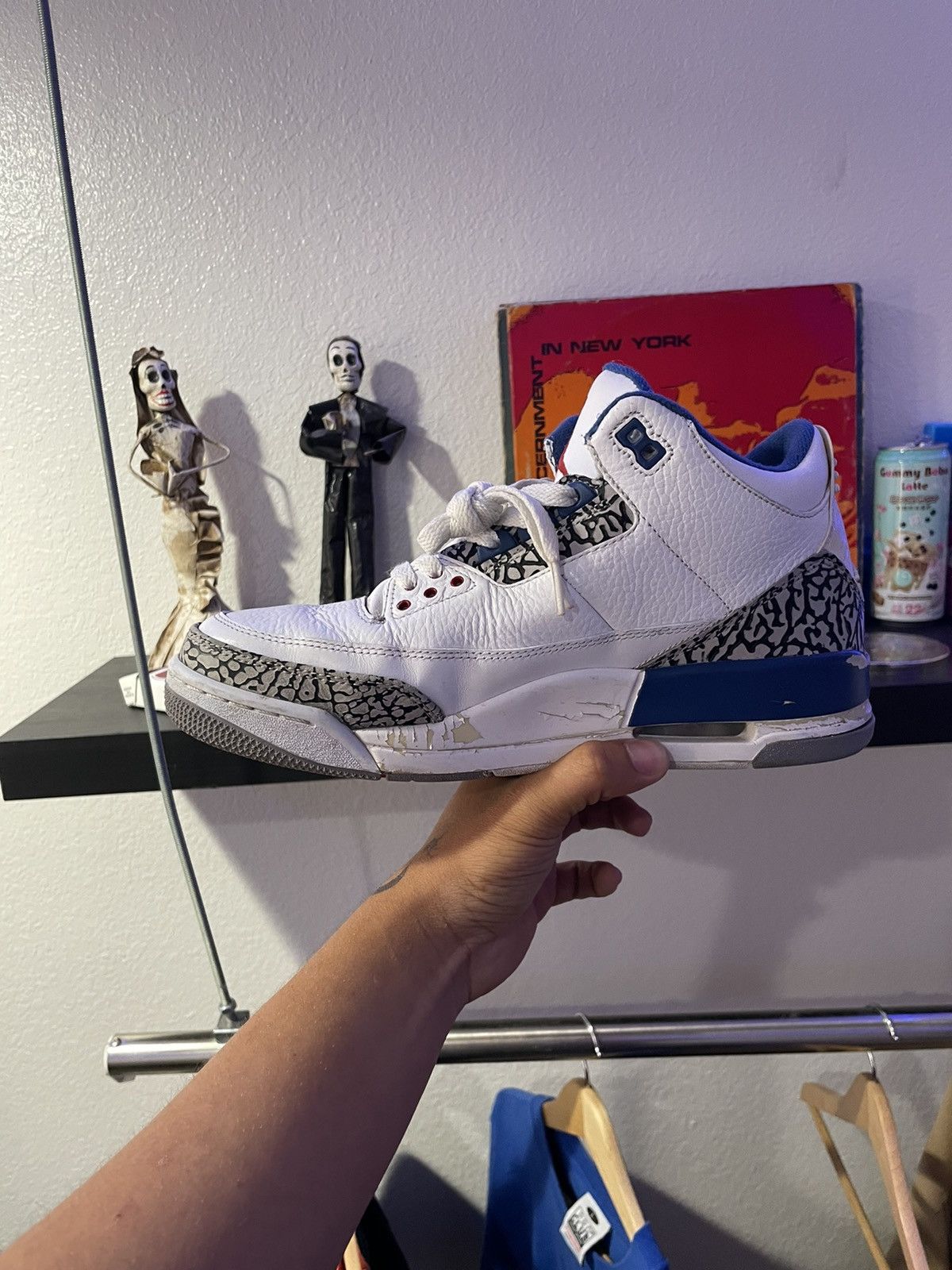 Jordan Brand retro 5 true blues Size US 9 / EU 42 - 10 Thumbnail