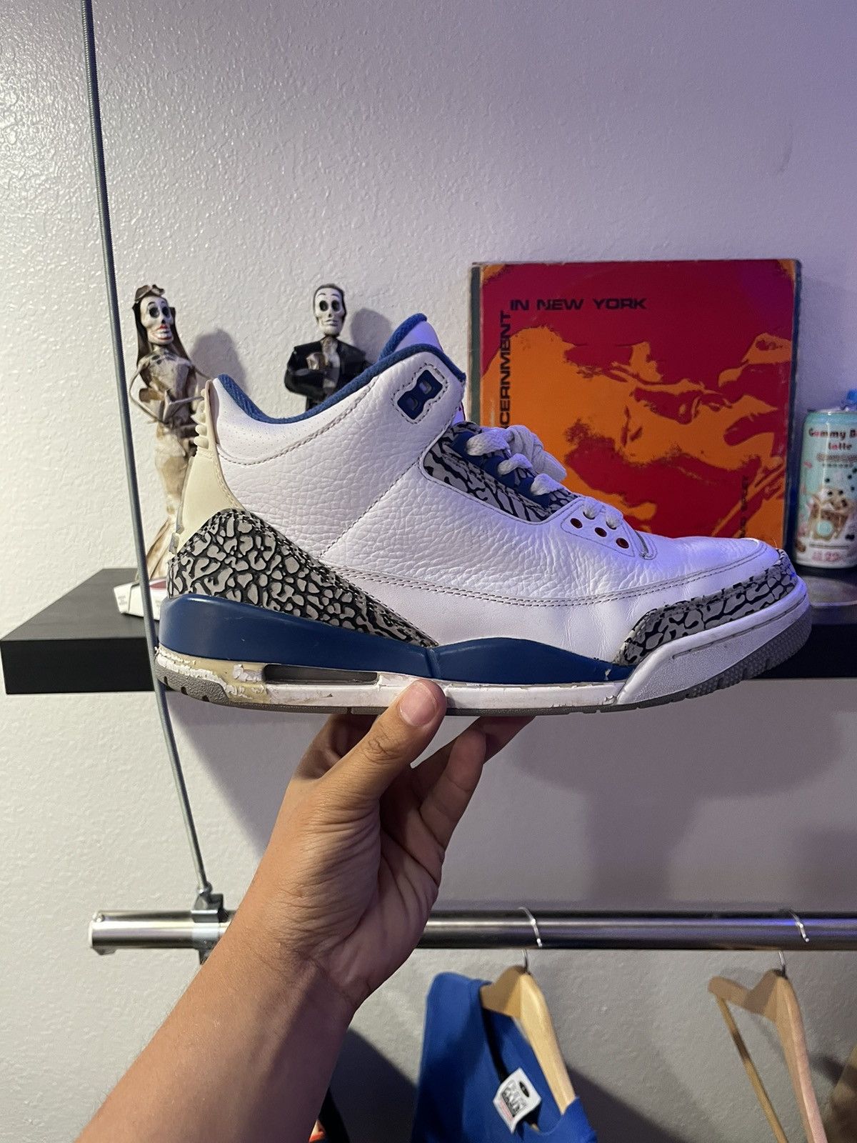Jordan Brand retro 5 true blues Size US 9 / EU 42 - 7 Thumbnail