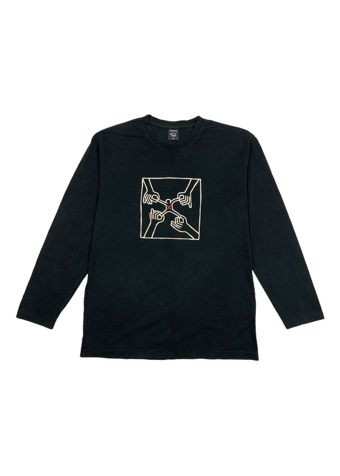Japanese Brand × Keith Haring × Uniqlo Uniqlo X Keith Haring Long Sleeve Shirt Size US XL / EU 56 / 4 - 1 Thumbnail