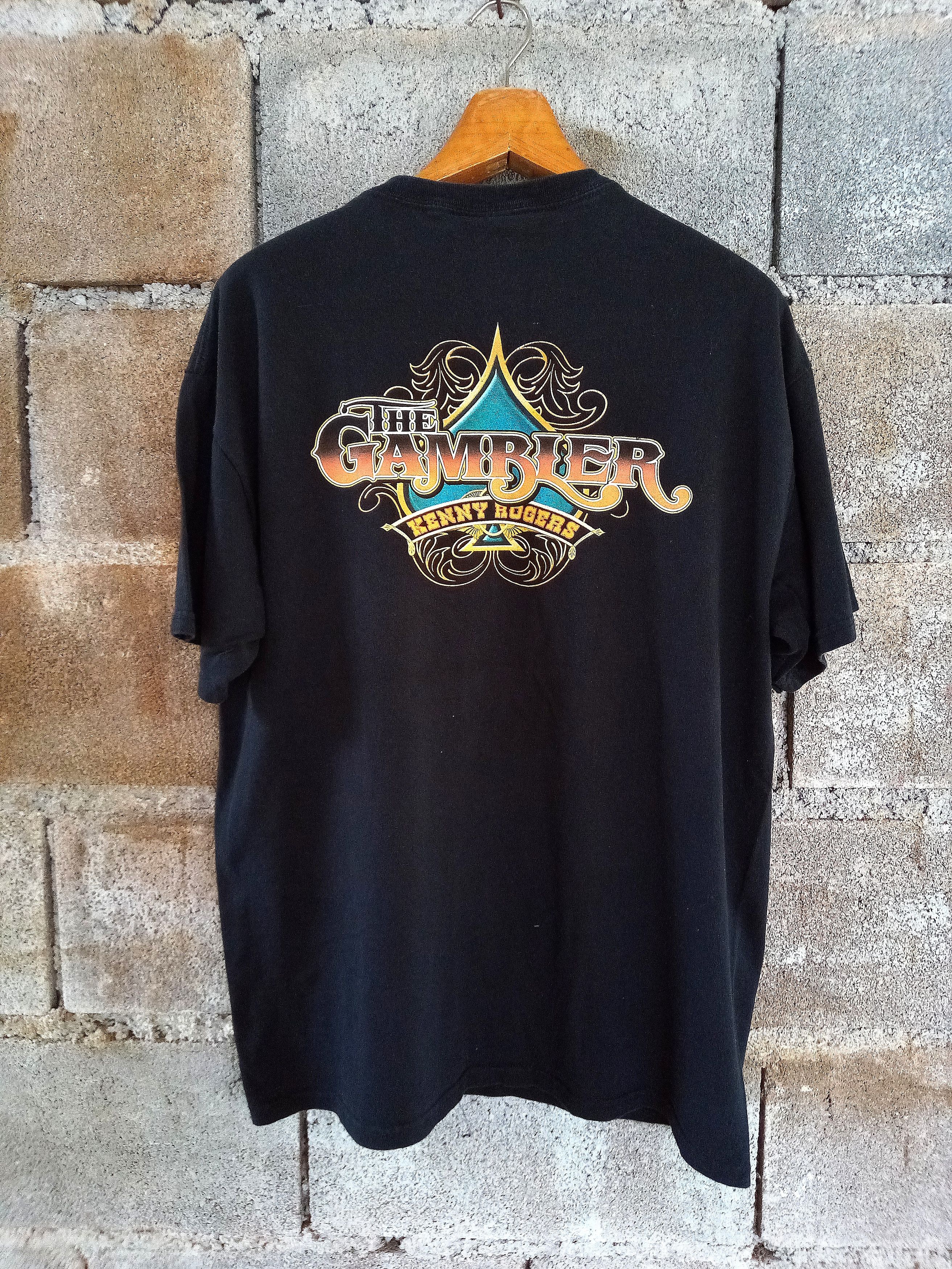 Band Tees Vintage Kenny Rogers The Gambler Song american singer music Size US L / EU 52-54 / 3 - 4 Thumbnail