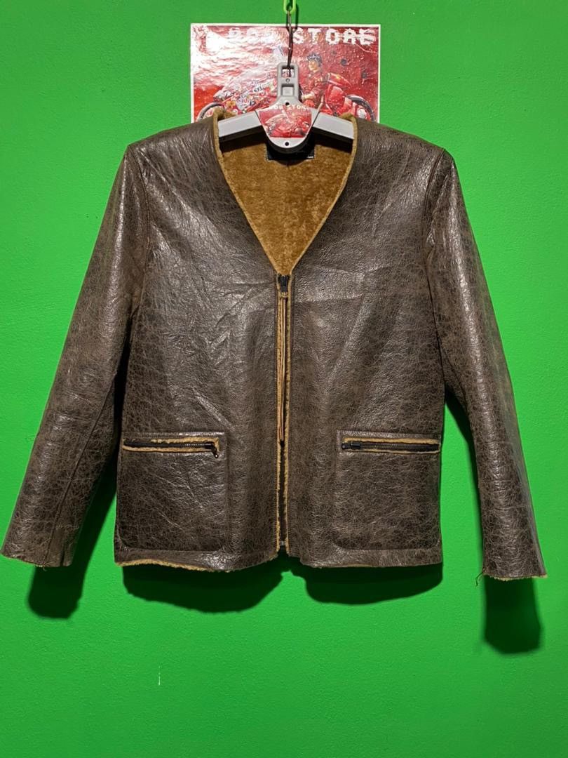 Vintage Number (N)ine Sheep Skin Leather Jacket