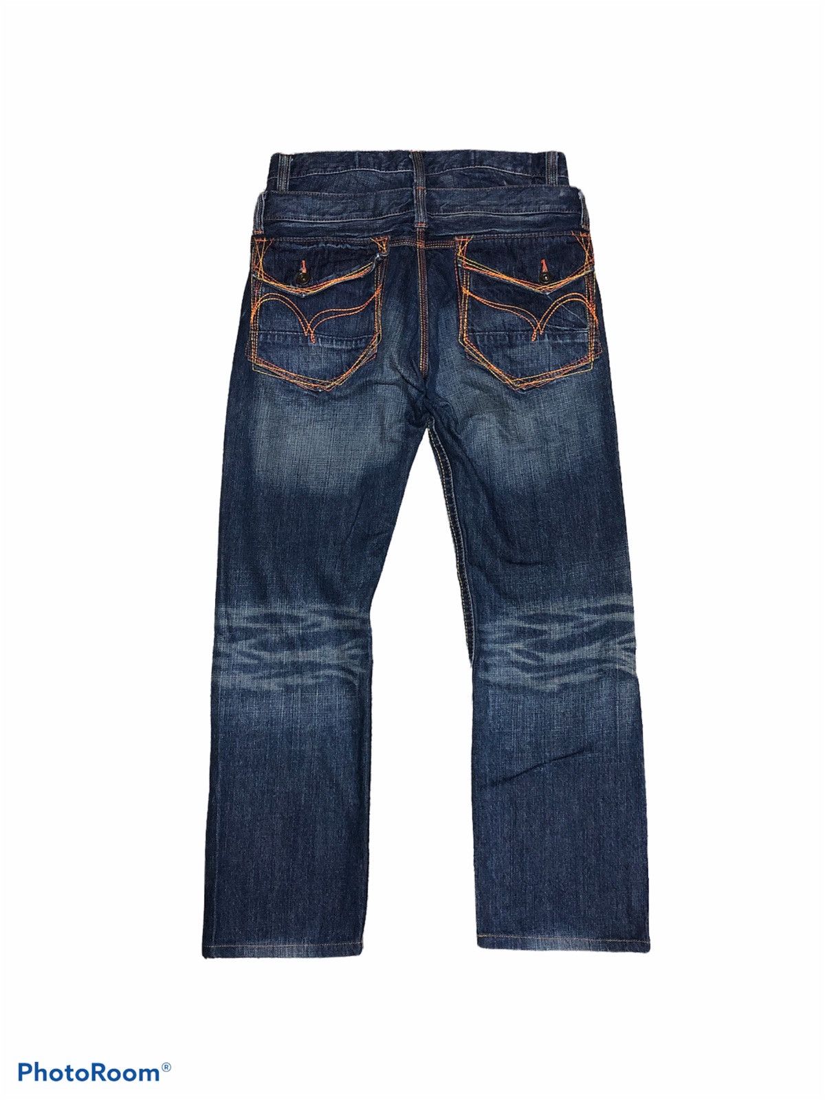 HOT⚡️TRIPLE STICTH BACK POCKET DOUBLE WAIST RUSH HOUR JEANS
