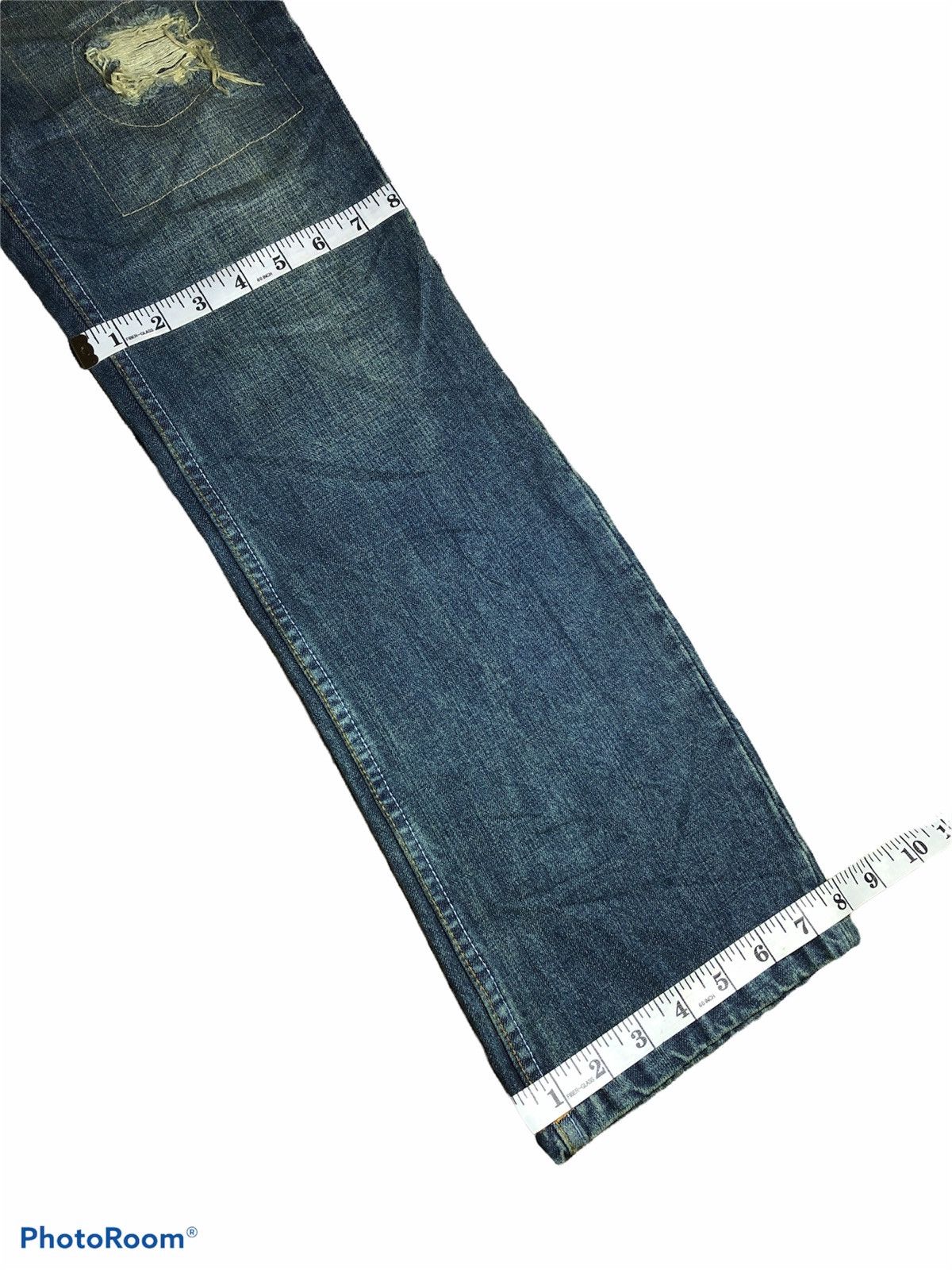 Japanese Brand BEACH SOUND DISTRESSED DENIM Size US 30 / EU 46 - 8 Thumbnail