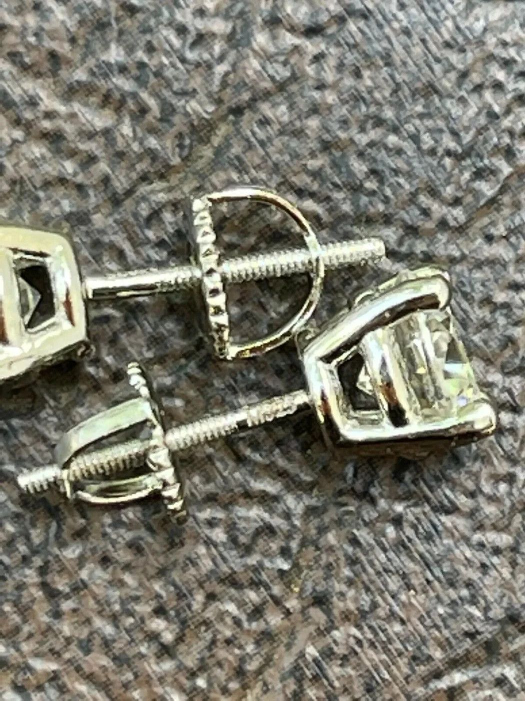 Other Moissanite Stud Earrings Pass Diamond Test Size 0.2-2ct Size ONE SIZE - 7 Thumbnail