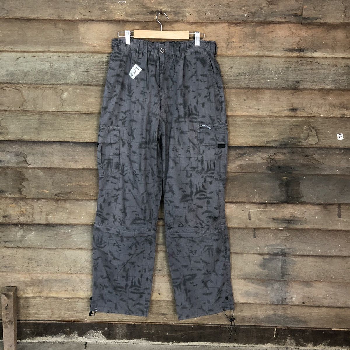 image of Grey Utility Cargo Pants 4029, Men's (Size 28)