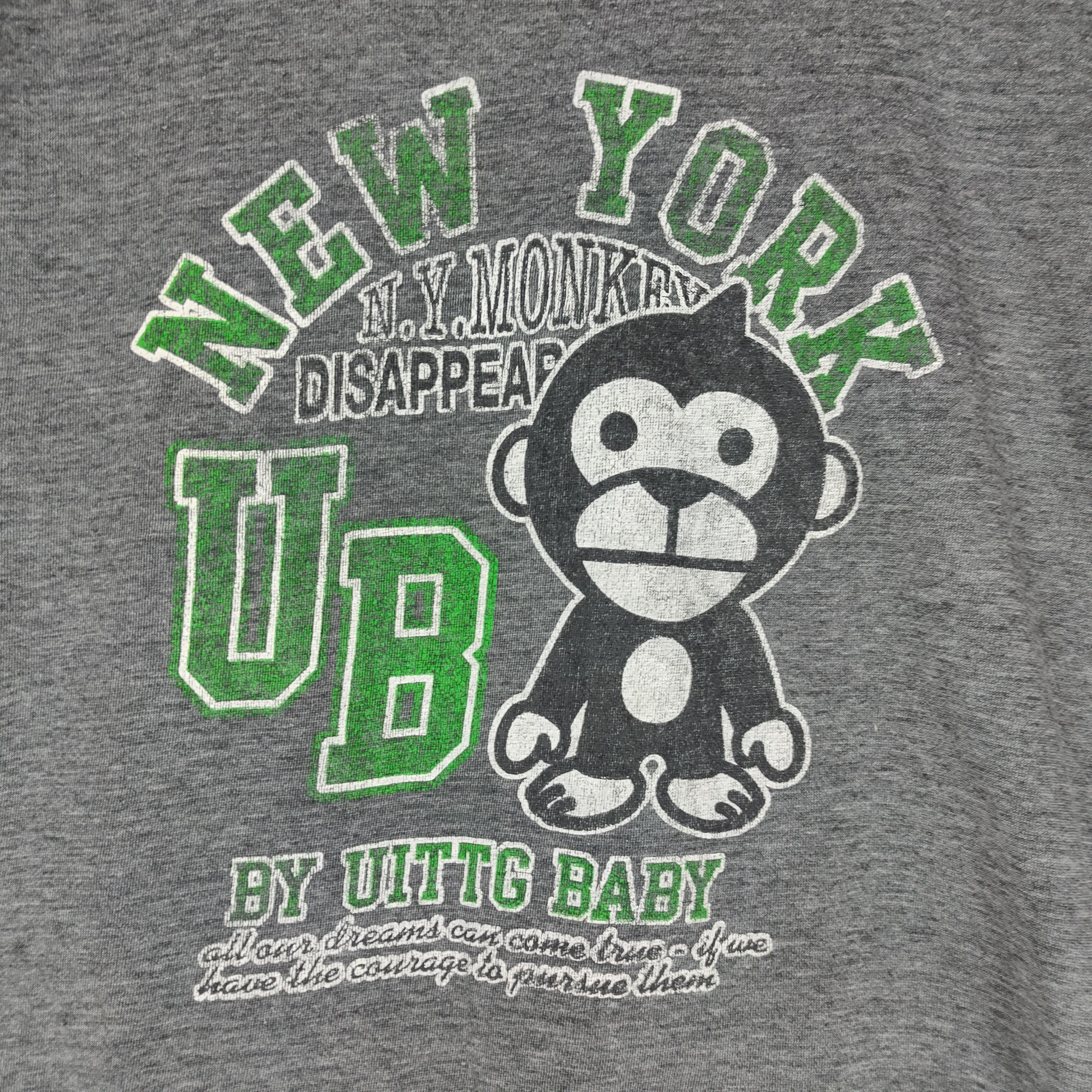 Other UITTG BABY APE New York Monkey Big Printed Sweatshirt Size US M / EU 48-50 / 2 - 2 Thumbnail