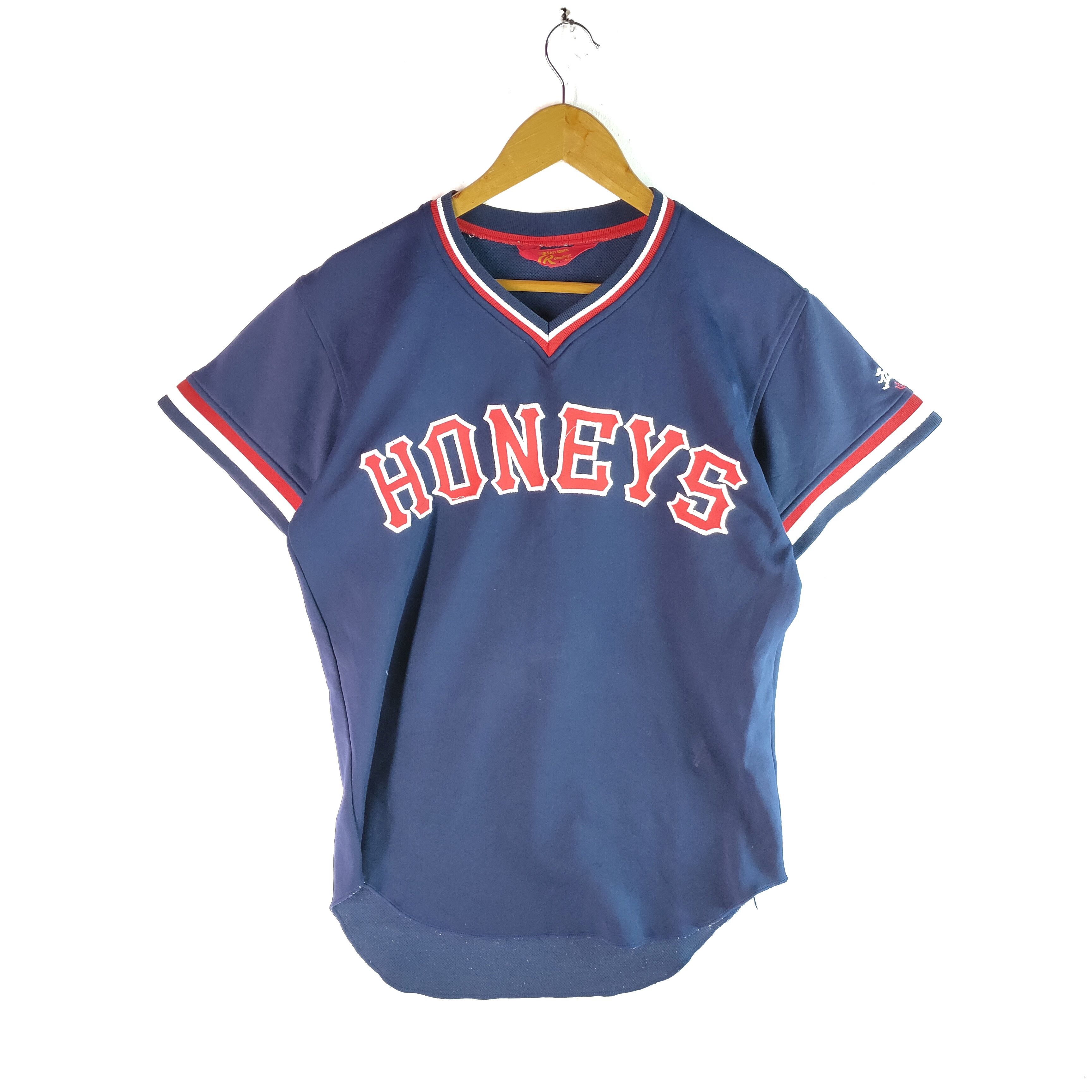 MLB RAWLINGS by ASICS Honeys Spell Out Baseball Shirt Size US M / EU 48-50 / 2 - 1 Thumbnail
