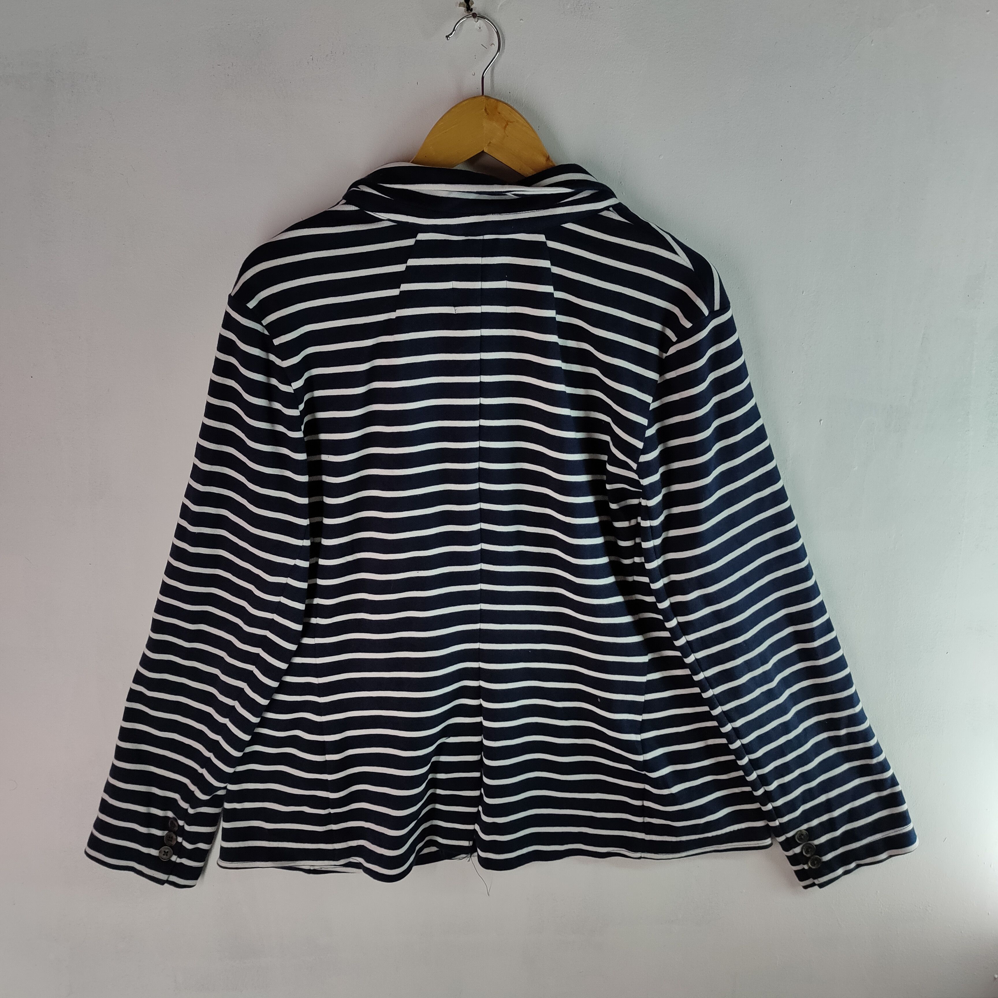 Old Navy OLD NAVY Stripe Pattern Large Size Heavy Outerwear Cardigan Size US L / EU 52-54 / 3 - 5 Thumbnail