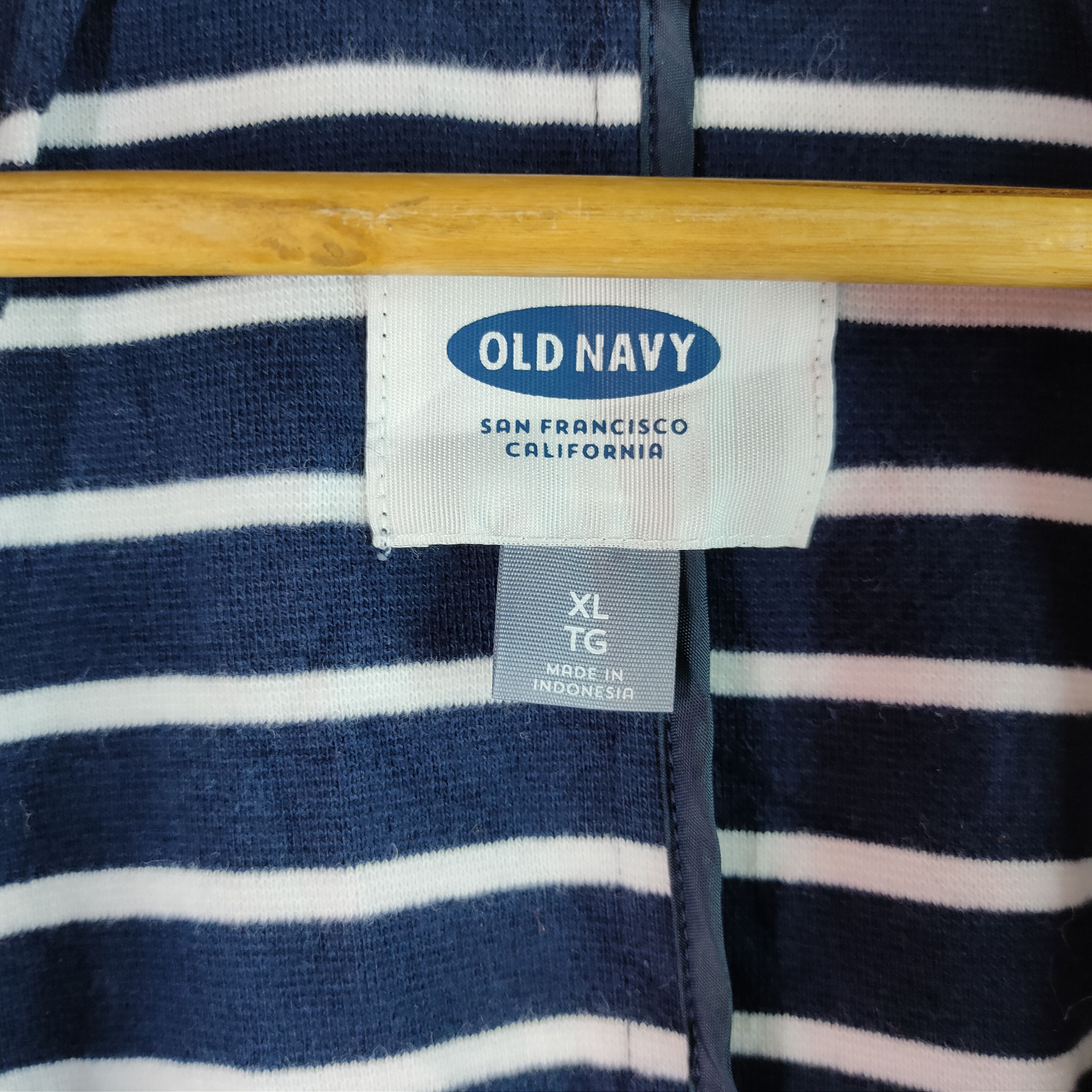 Old Navy OLD NAVY Stripe Pattern Large Size Heavy Outerwear Cardigan Size US L / EU 52-54 / 3 - 2 Thumbnail