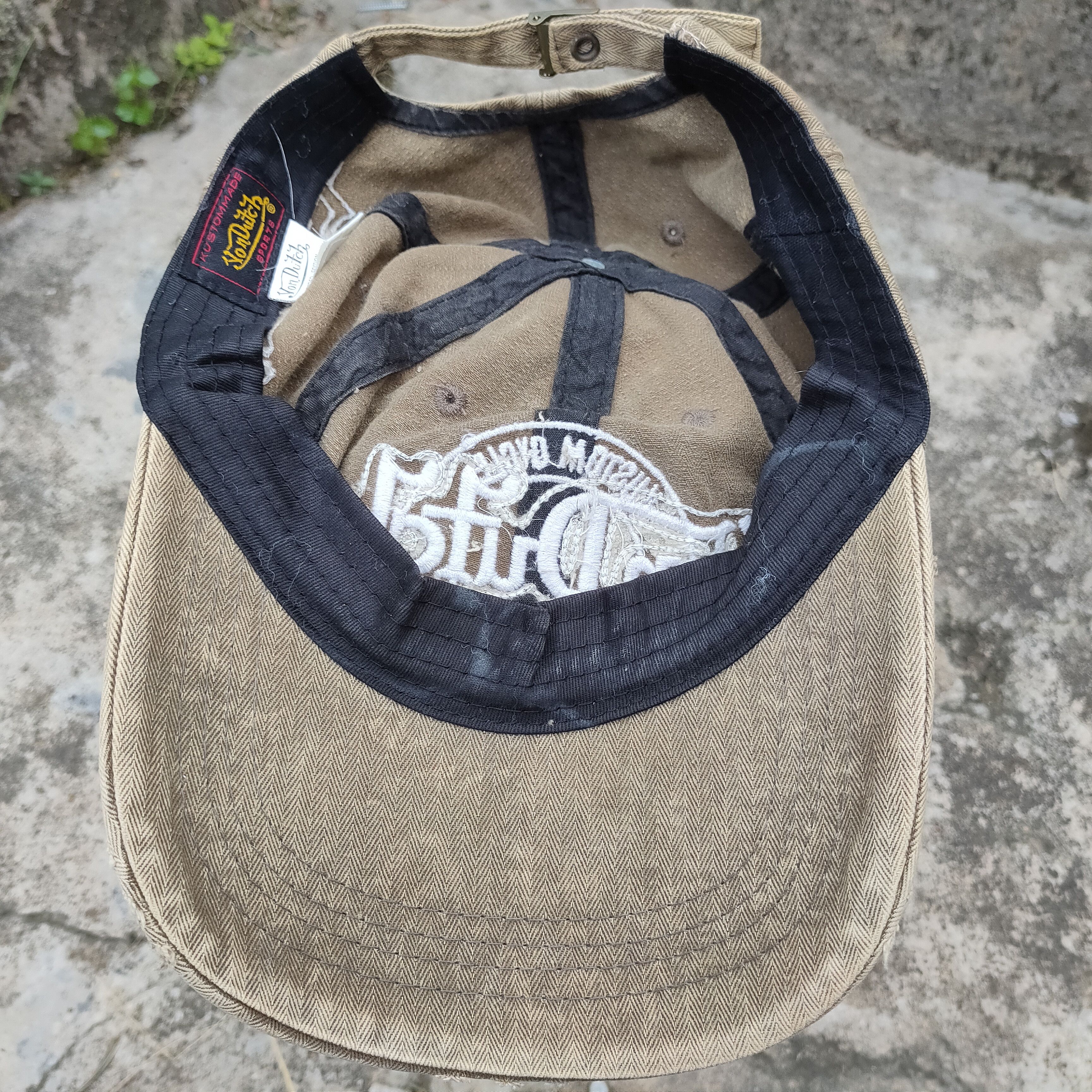 Vintage Vintage VON DUTCH Patches Embroidery Cap Distressed Army Size ONE SIZE - 6 Thumbnail