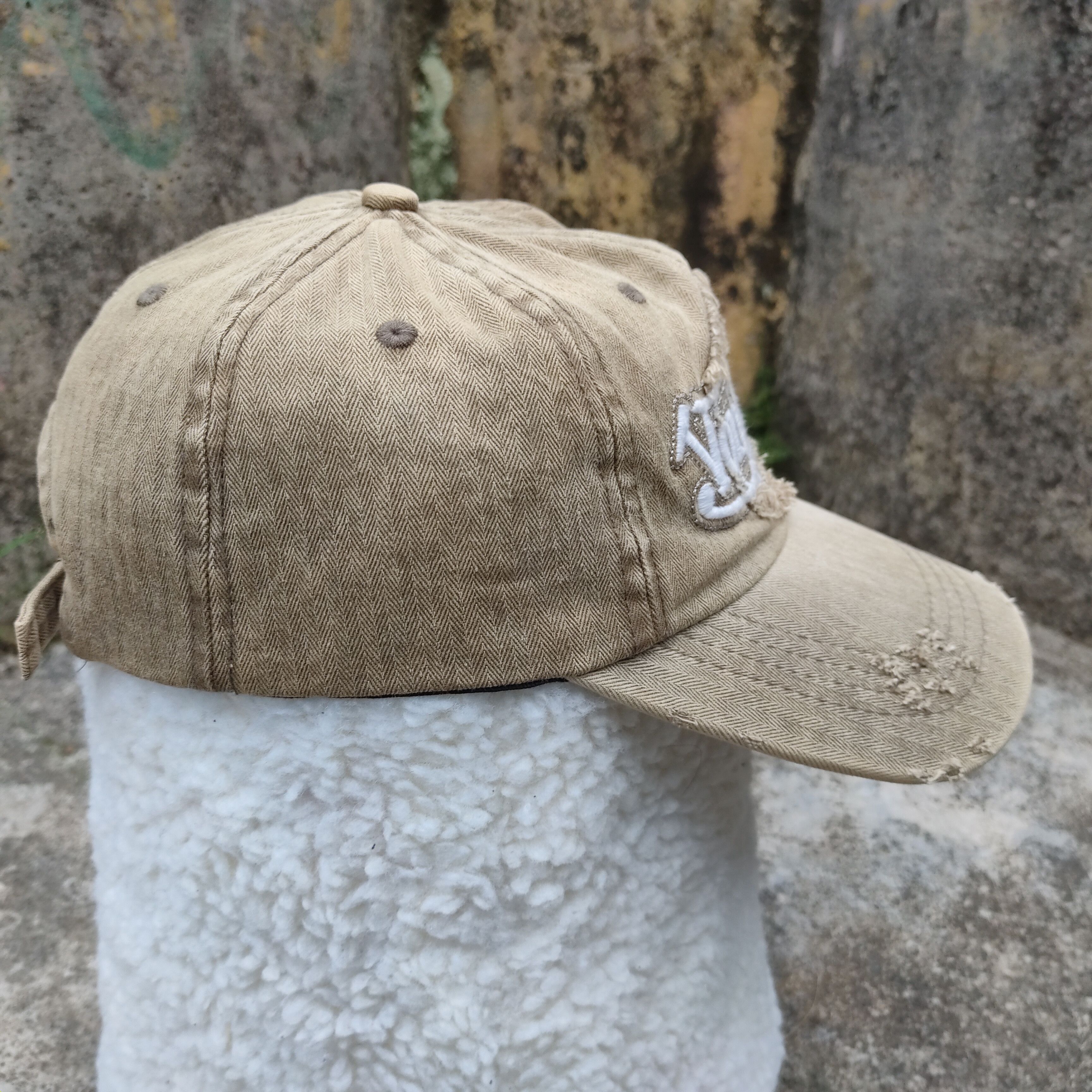 Vintage Vintage VON DUTCH Patches Embroidery Cap Distressed Army Size ONE SIZE - 5 Thumbnail