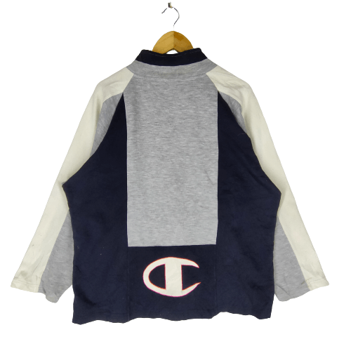 Champion CHAMPION Big Back Logo Nice Rare Design Sweatshirt Size US XL / EU 56 / 4 - 1 Thumbnail
