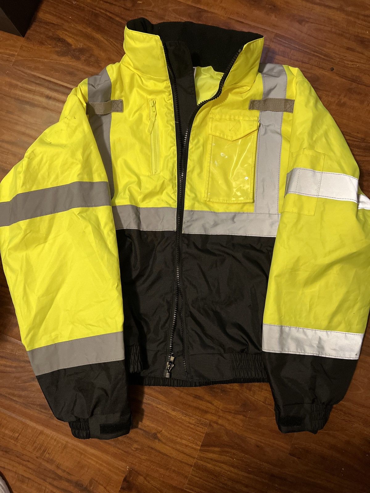 Vintage high viz work jacket Size US L / EU 52-54 / 3 - 1 Thumbnail