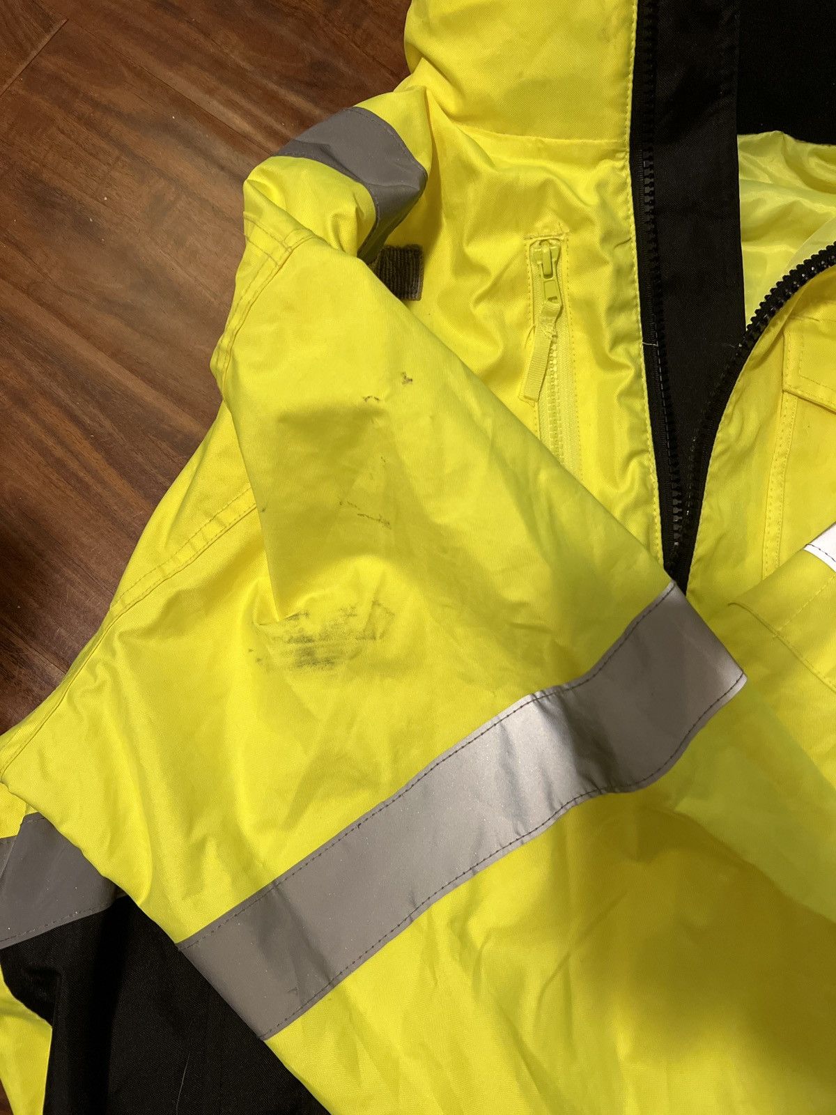 Vintage high viz work jacket Size US L / EU 52-54 / 3 - 3 Thumbnail
