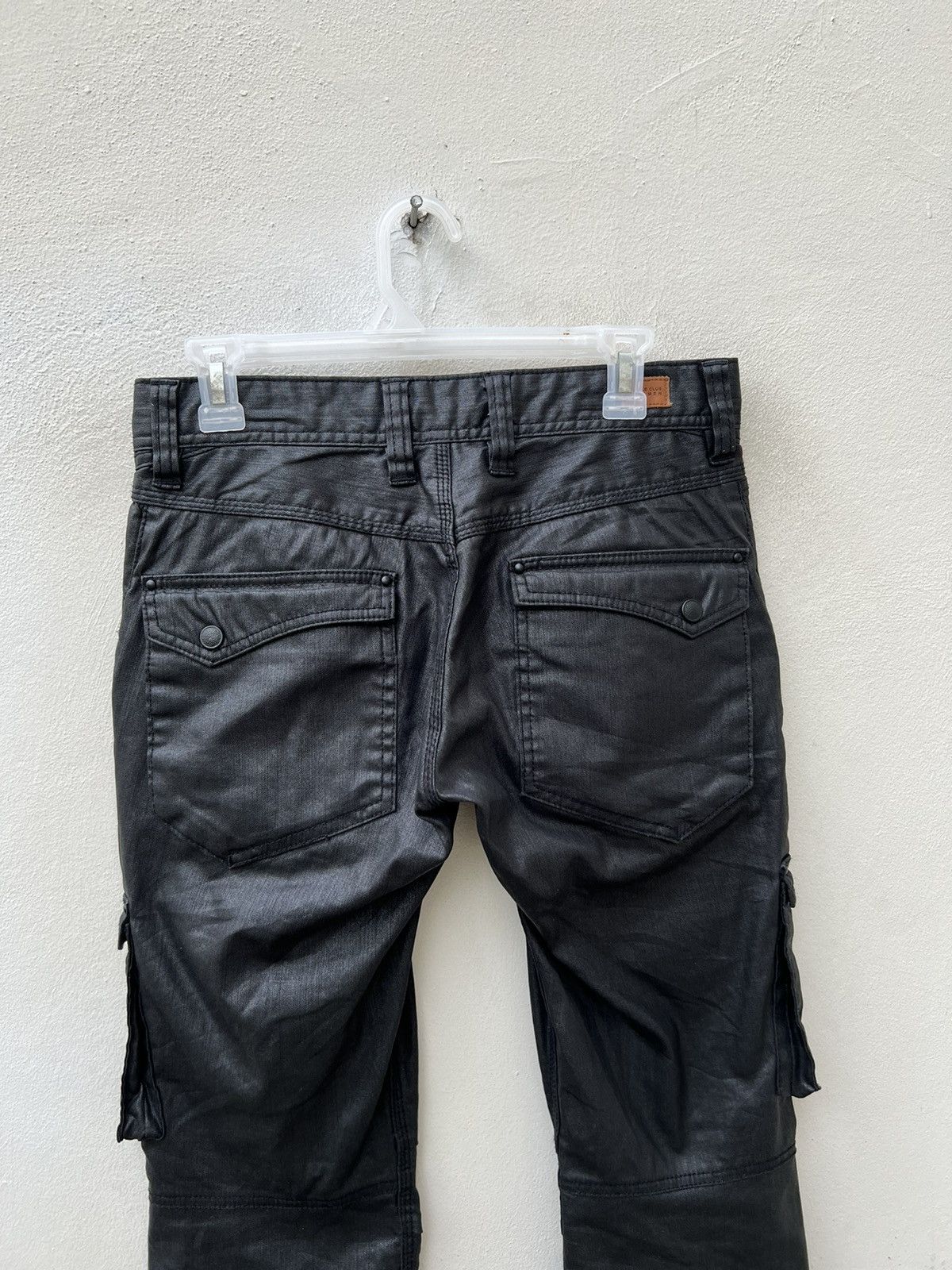 Nicole Club Nicole Club FM Waxed Cargo Trouser Pant Size US 29 - 15 Thumbnail