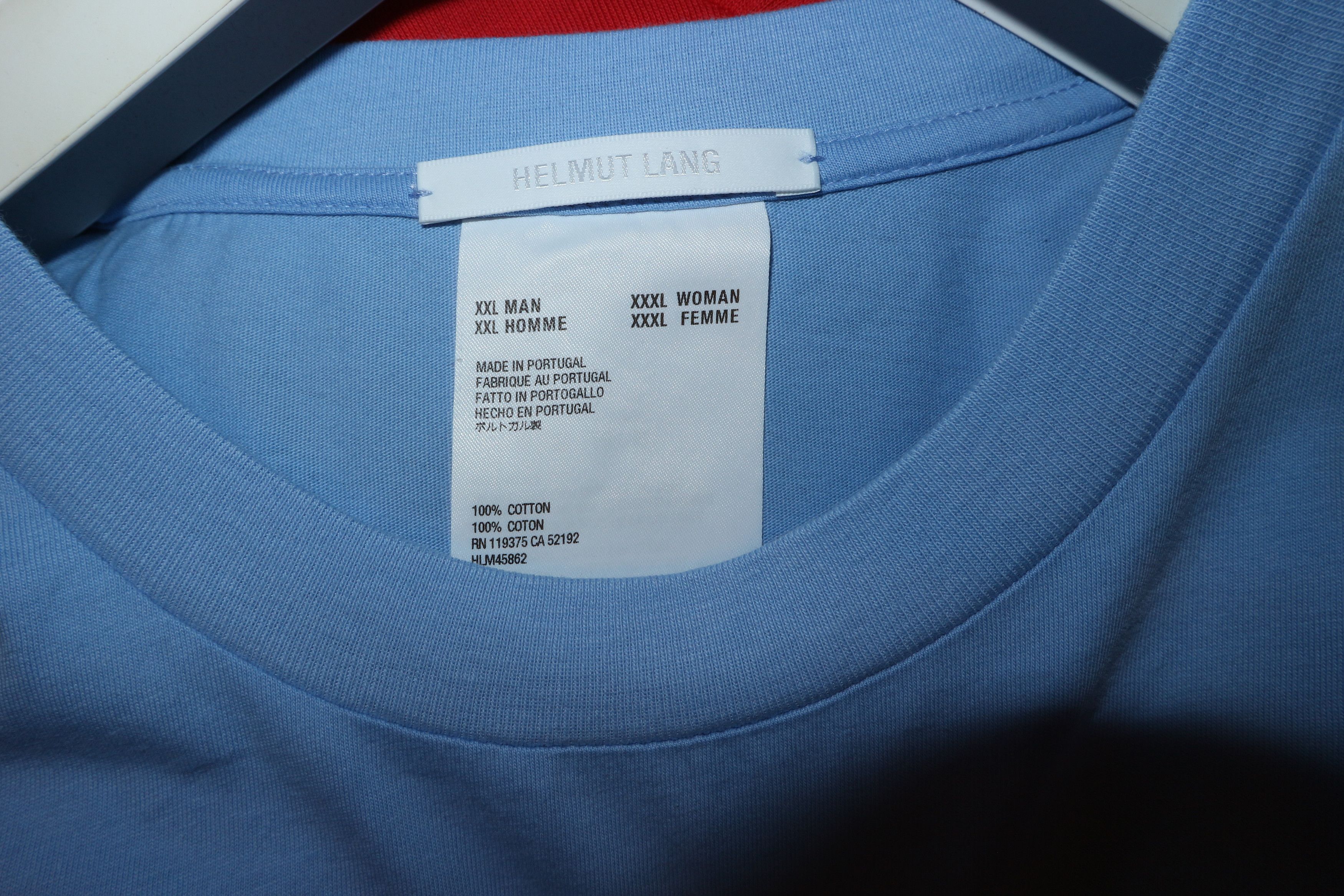 Helmut Lang silicone logo t-shirt Size US XXL / EU 58 / 5 - 11 Thumbnail